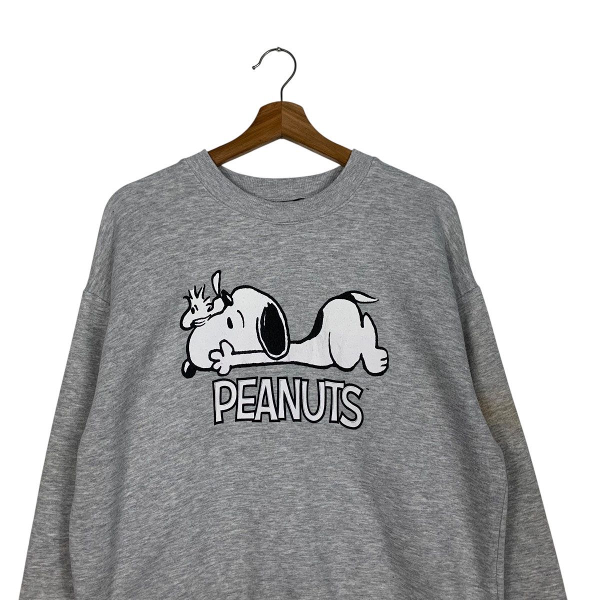 BERSHKA X PEANUTS Graphics Printed Sweatshirts #2022-C88