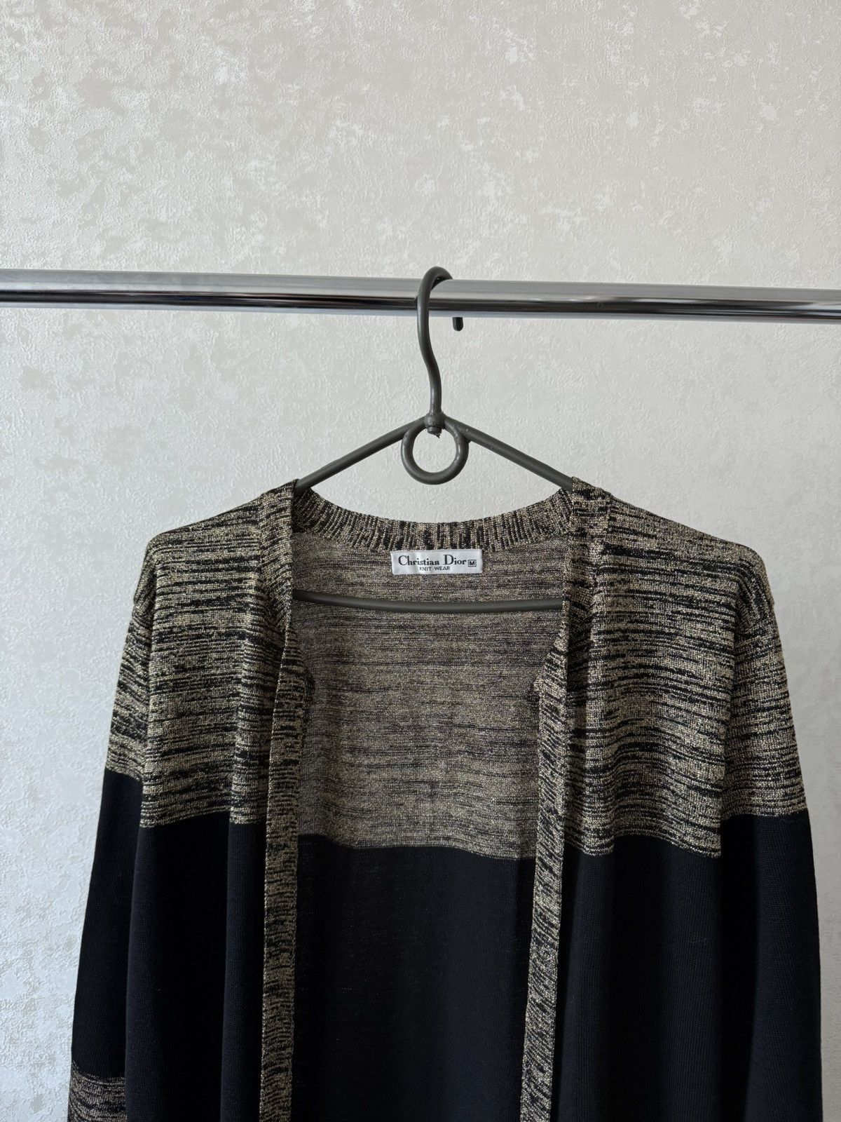 Christian Dior Monsieur Vintage Christian Dior Paris Cardigan Knit Open Front Luxury Size M / US 6-8 / IT 42-44 - 3 Thumbnail