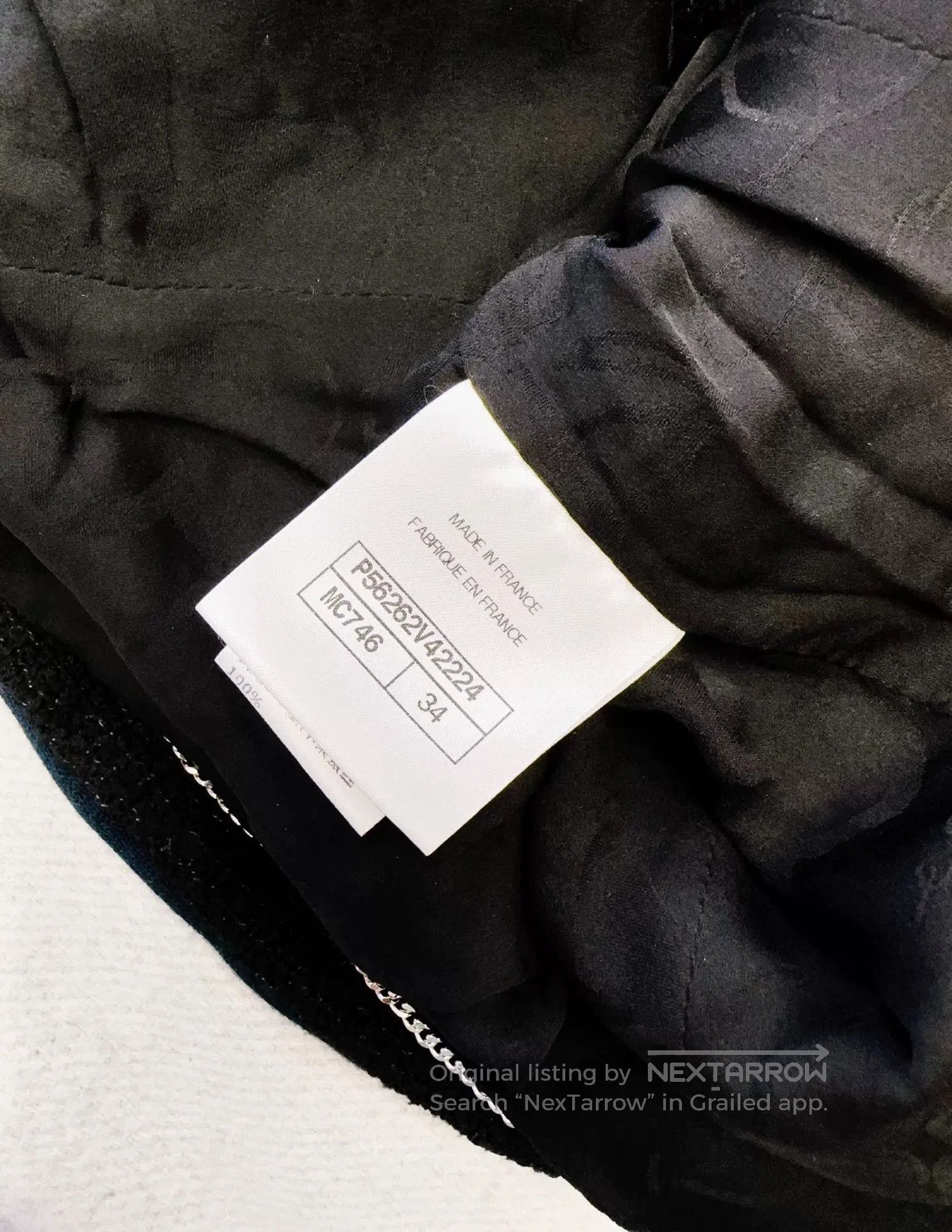 Chanel Chanel Black and Blue Edge Outerwear Coat. Size US S / EU 44-46 / 1 - 4 Thumbnail