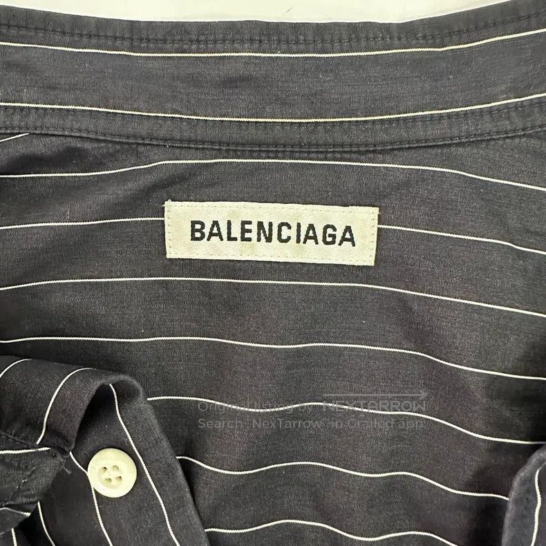 Balenciaga Balenciaga Black striped shirt Size XS / US 0-2 / IT 36-38 - 3 Thumbnail