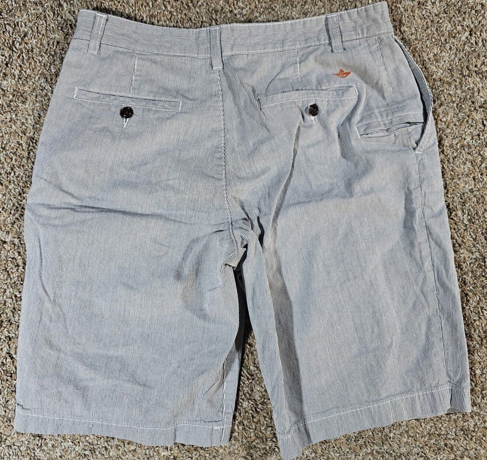 Dockers Dockers Size 32 Blue White Stripe Seersucker Shorts Size US 32 / EU 48 - 8 Thumbnail