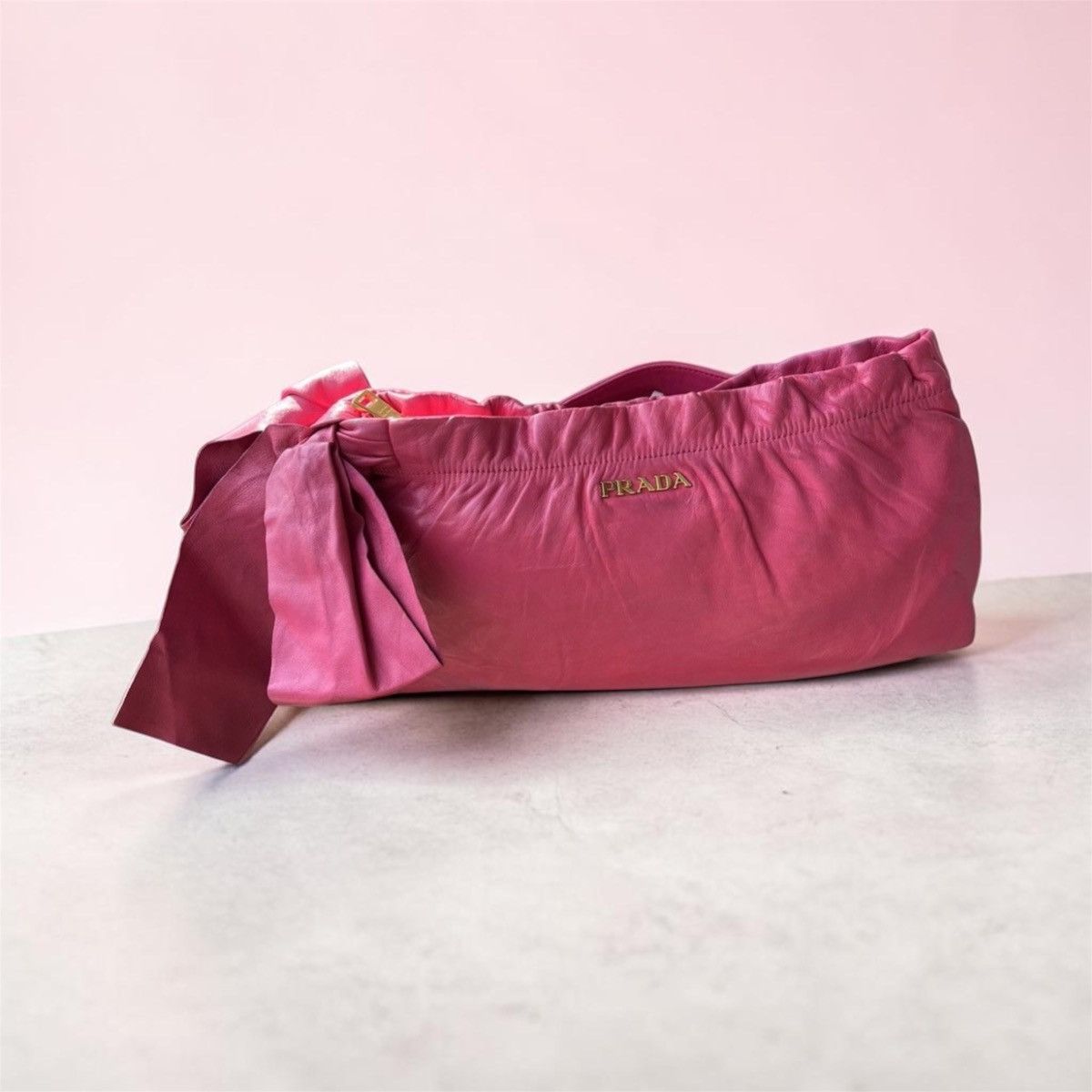 Prada Prada Leather Bow Bag Size ONE SIZE - 1 Thumbnail