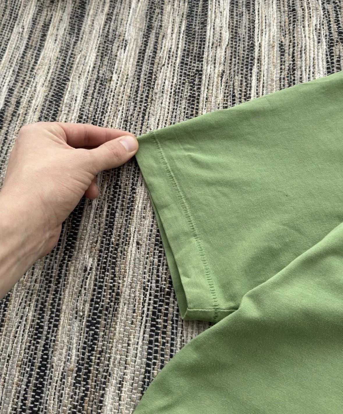 Evisu Vintage Evisu Y2K big logo green distressed tee Size US L / EU 52-54 / 3 - 5 Thumbnail