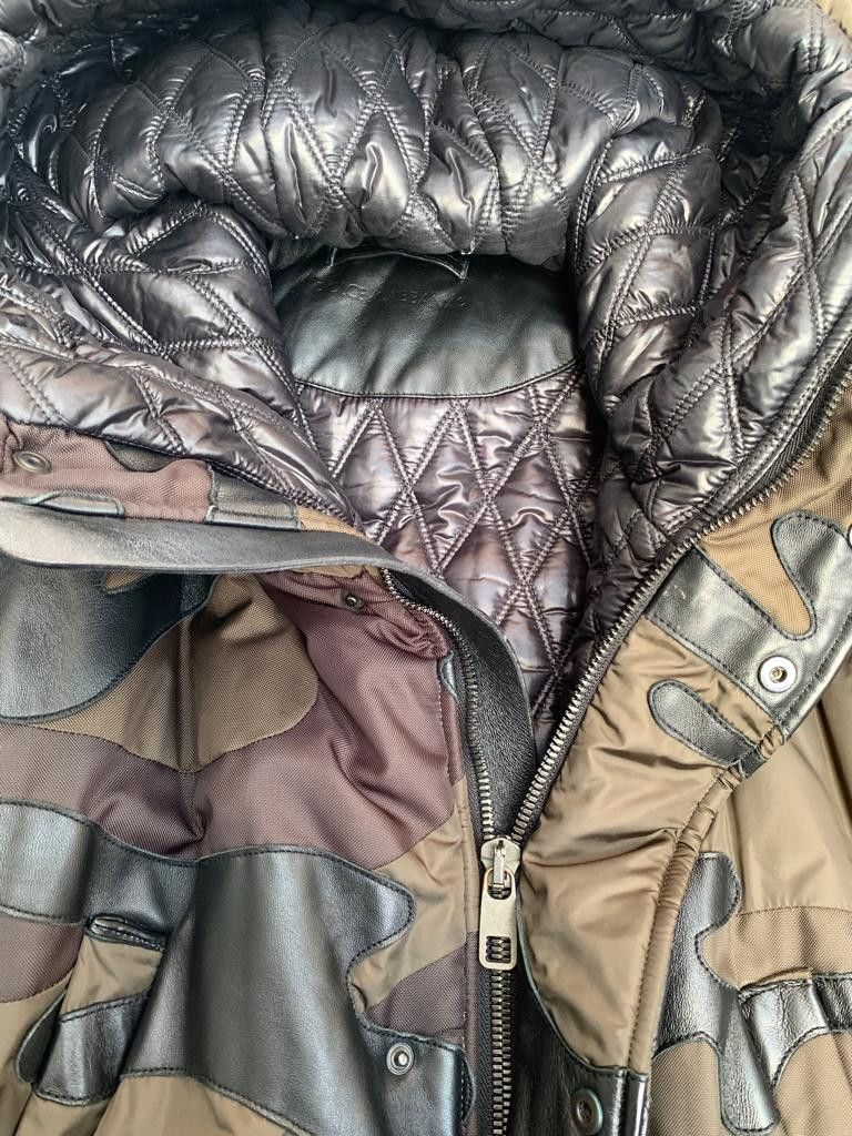 Dolce & Gabbana Dolce & Gabbana Runway Camo Lambskin Leather Parka Jacket Size US L / EU 52-54 / 3 - 4 Thumbnail