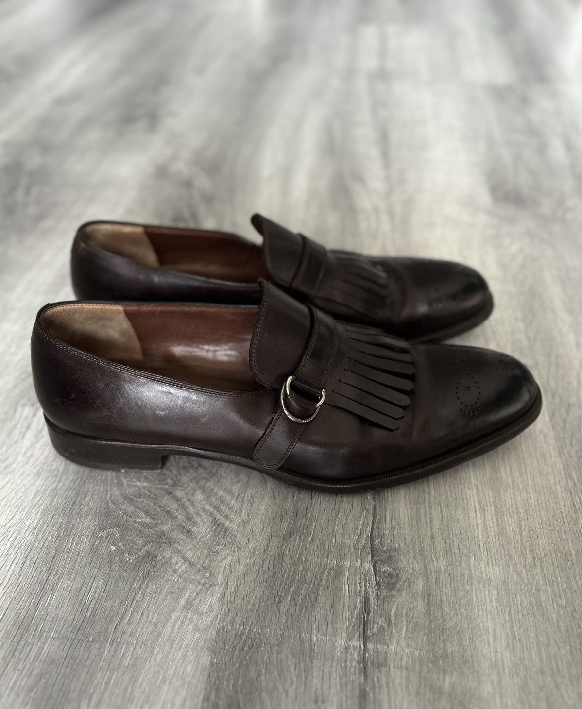 Fratelli Rossetti Fratelli Rossetti Leather Loafers - Made in Italy Size US 10 / EU 43 - 4 Thumbnail