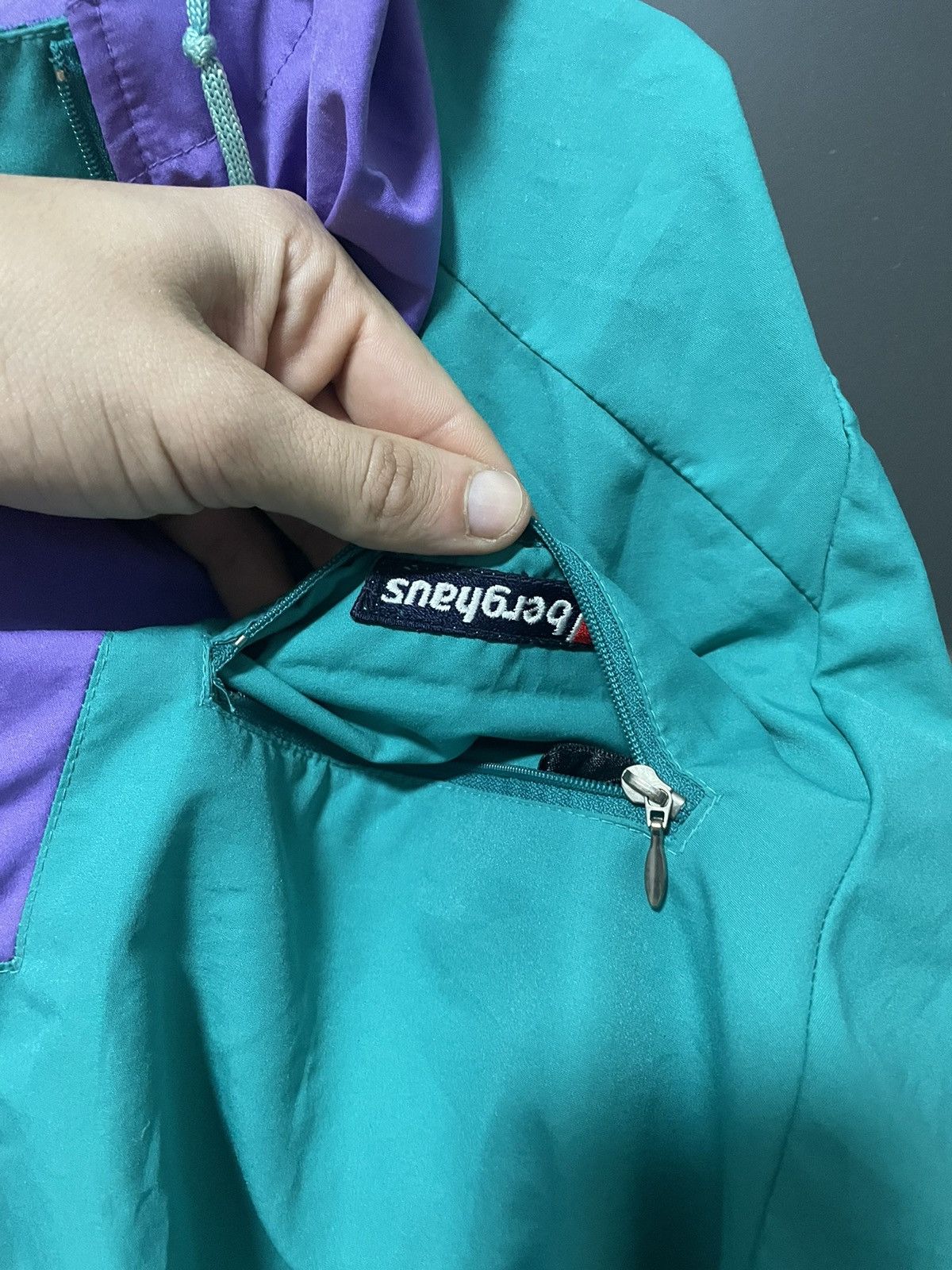 Berghaus × Vintage Archive 80s Berghaus Vintage Windbreaker 1/4 Zip Jacket Rare Size US M / EU 48-50 / 2 - 17 Thumbnail