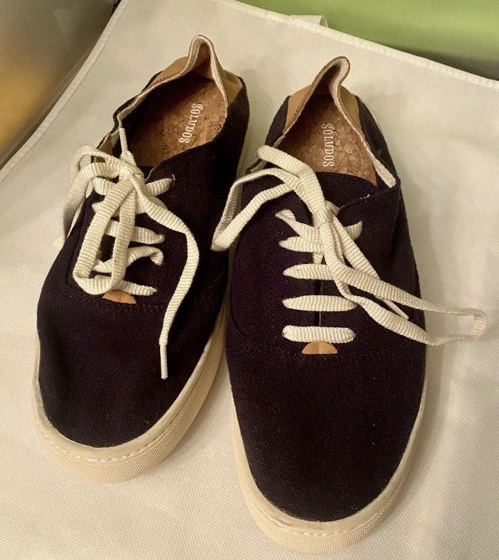 Soludos Soludos blue knit beachcomber lace up trainer 10.5 NEW Size US 10.5 / EU 43-44 - 6 Thumbnail