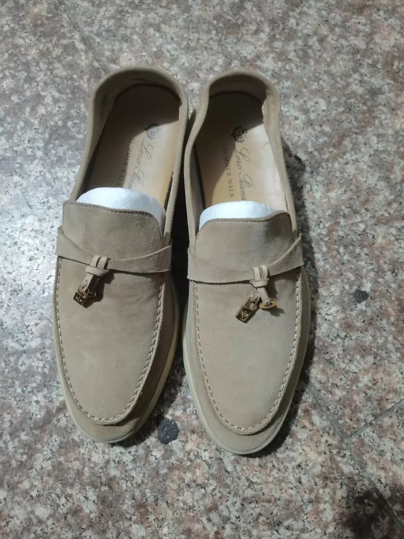Loro Piana LORO PIANA Levi's shoes in sand color Size US 7.5 / IT 37.5 - 1 Thumbnail