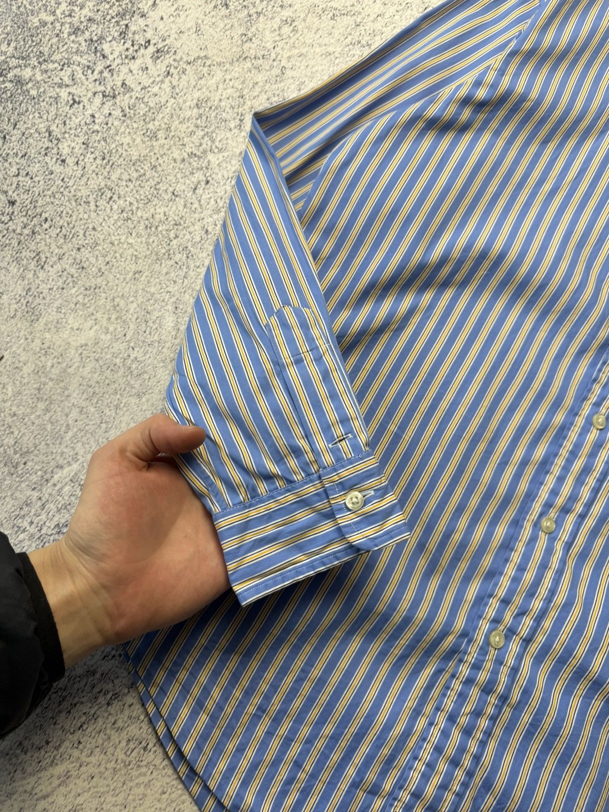 Polo Ralph Lauren Vintage RALPH LAUREN Striped long Sleeved Shirt Rare Size US M / EU 48-50 / 2 - 11 Thumbnail