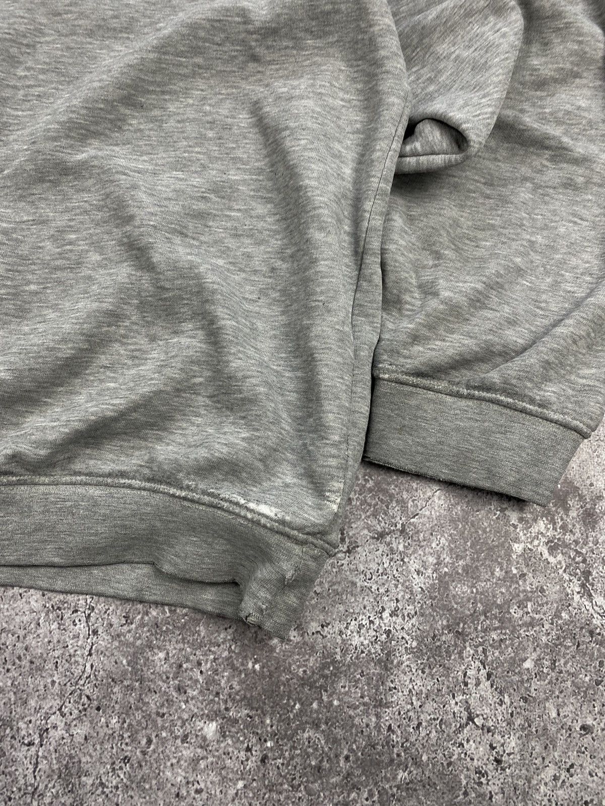 Nike × Vintage Vintage Nike Y2K baggy distressed boxy sweatshirt light grey Size US L / EU 52-54 / 3 - 3 Thumbnail