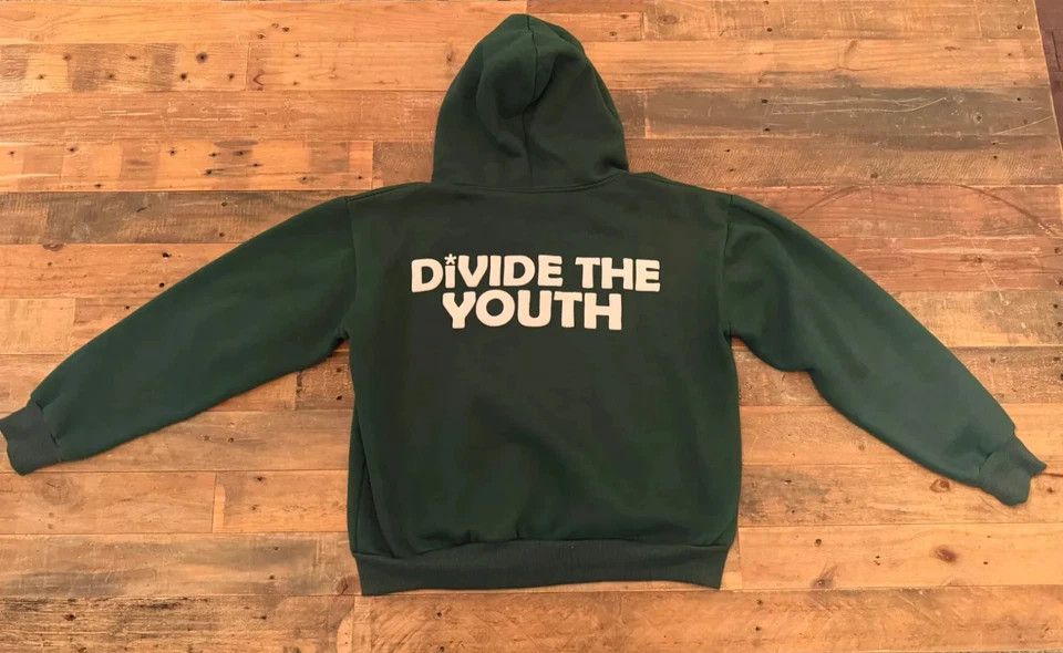 Other Divide the Youth Women's Green Pockets Zip Up Jacket Graphic Size M / US 6-8 / IT 42-44 - 2 Thumbnail