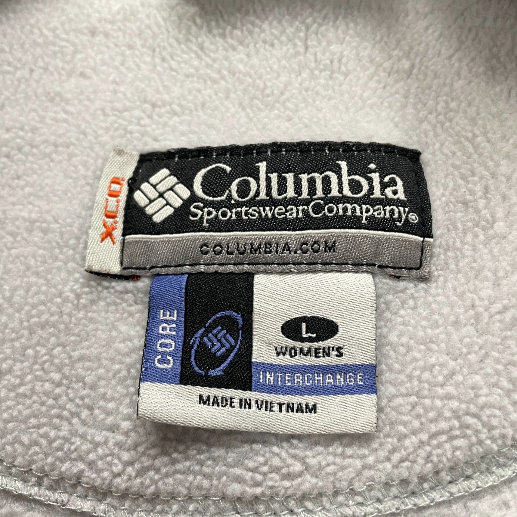 Vintage Columbia XCO Core Interchange Full Zip Fleece Jacket Womens Large Gray Outdoor Size L / US 10 / IT 46 - 7 Thumbnail