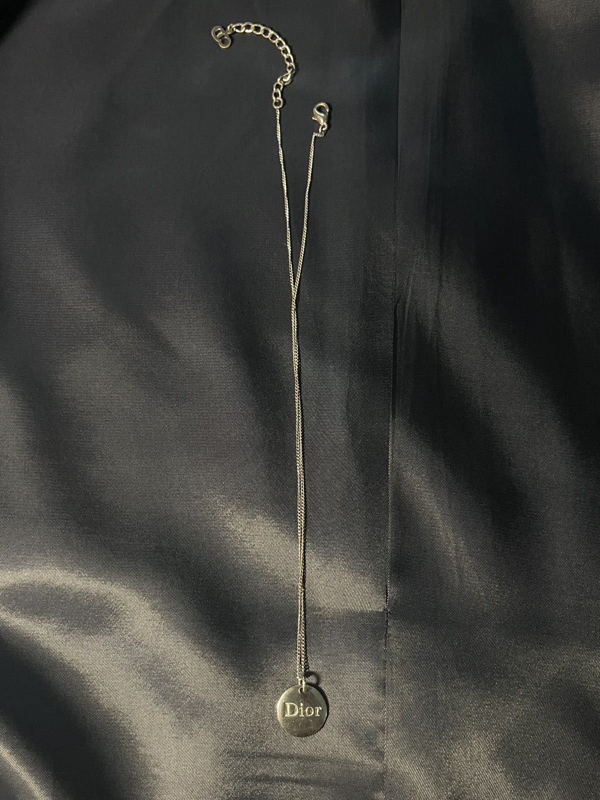 Dior Rare AW03 Dior Homme 'Luster' Waxed Chord & Chain Charm
