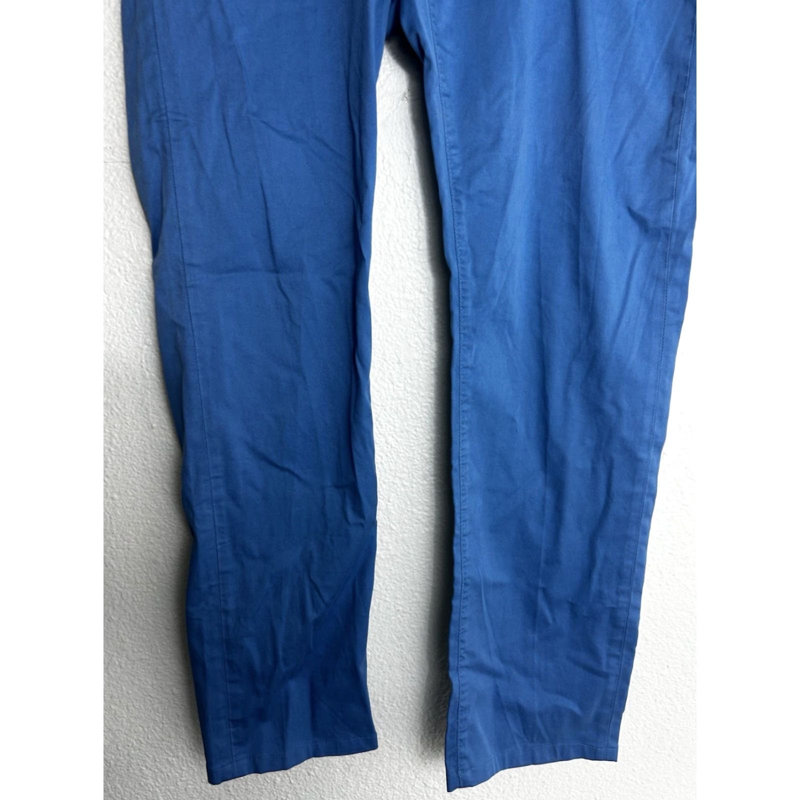 Jeckerson Jeckerson Slim Fit Chino Pants Blue Men's 36 Regular 31in Cotton Made in Italy Size US 36 / EU 52 - 2 Thumbnail