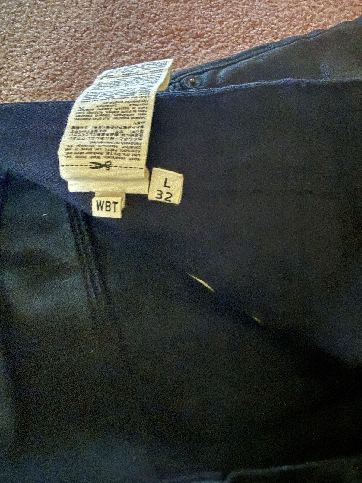 DENHAM DENHAM waxed denim jeans in black Size US 32 / EU 48 - 6 Thumbnail