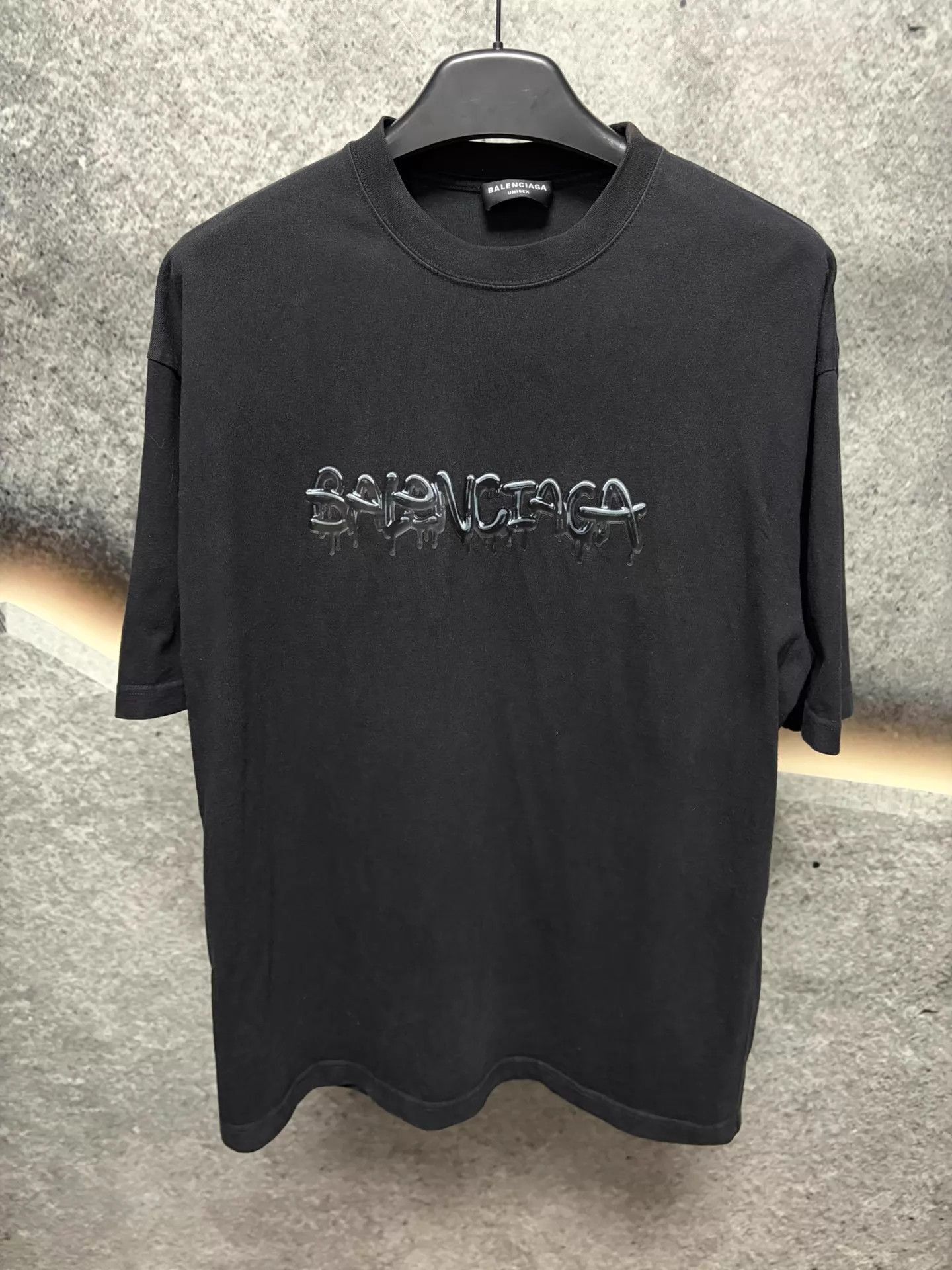 Balenciaga Balenciaga Black Short Sleeve T-Shirt SZ Size US S / EU 44-46 / 1 - 1 Thumbnail