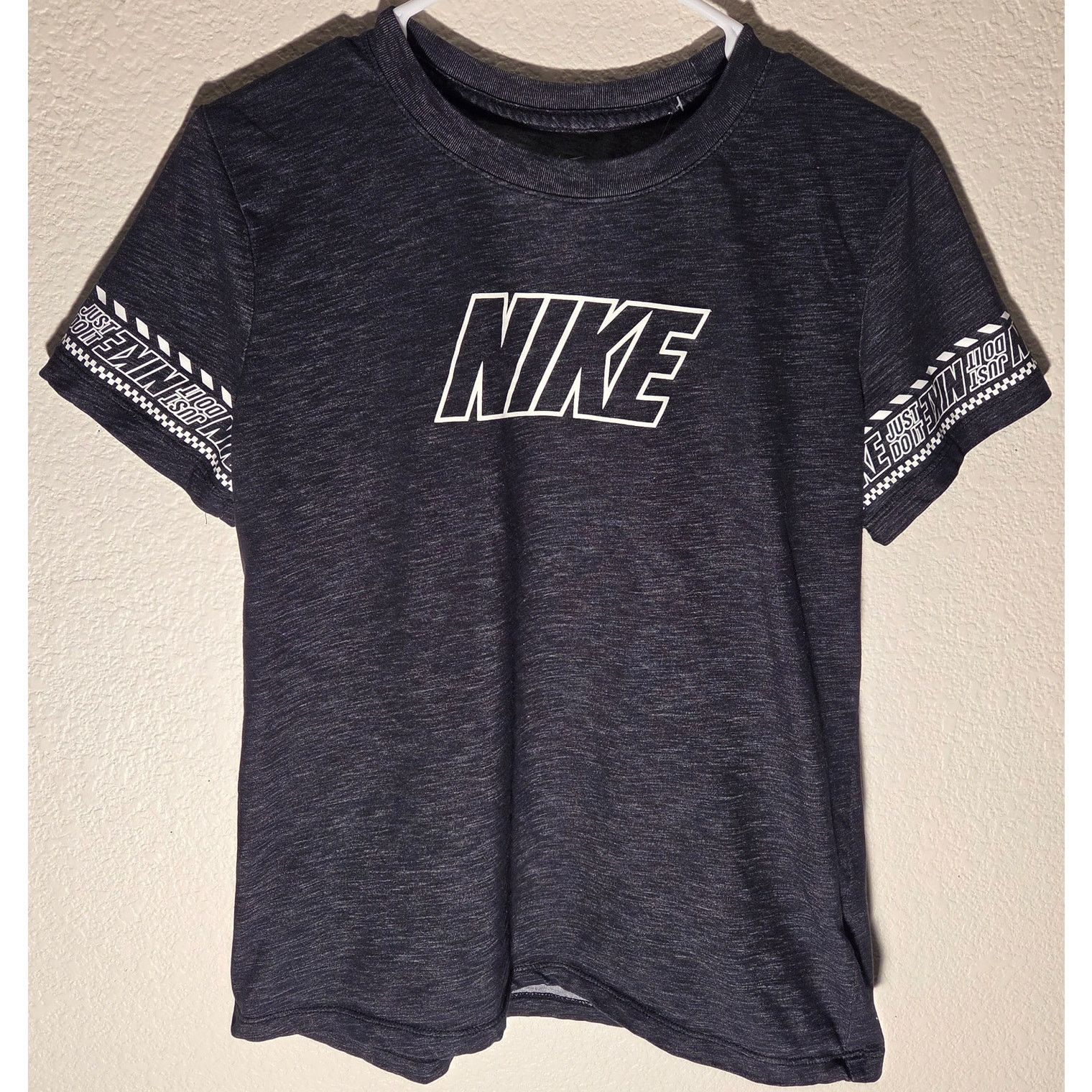 Nike Nike Heather Grey Graphic Tee - Women's Medium Size M / US 6-8 / IT 42-44 - 3 Thumbnail