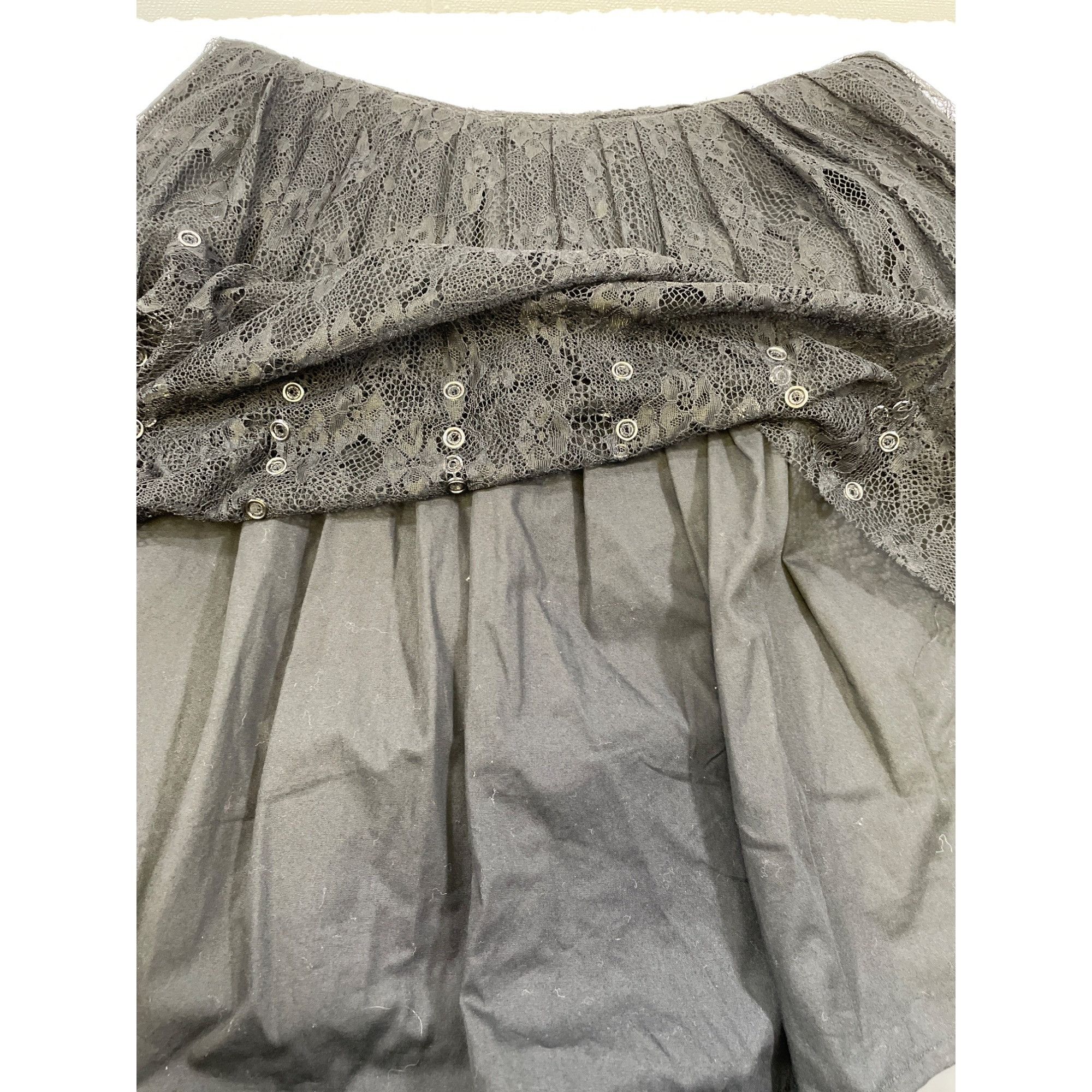 Other Christopher Kane Women's Black metal studded gothic Lace Min Size S / US 4 / IT 40 - 8 Thumbnail