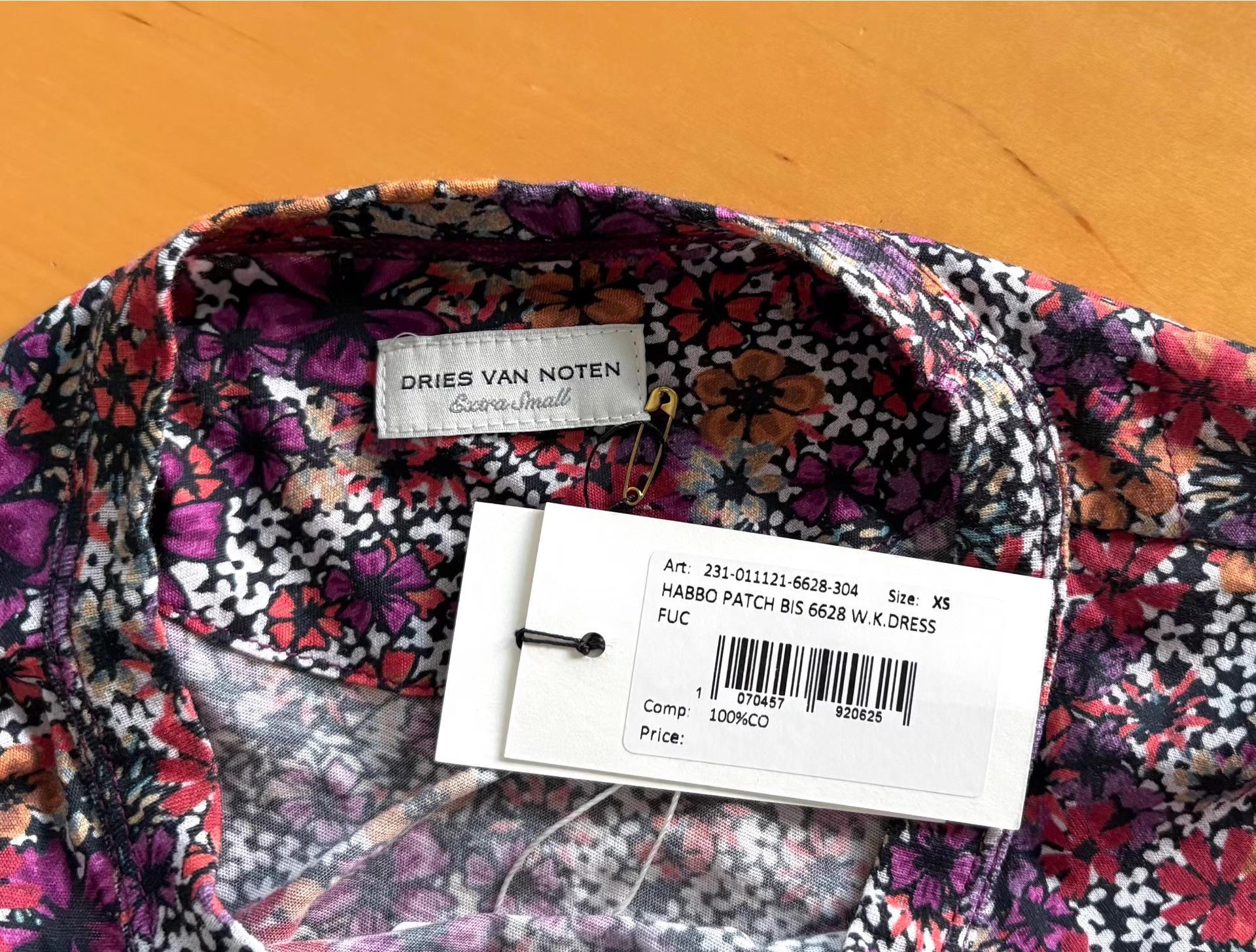 Dries Van Noten Dries Van Noten 23SS Women's Paneled Printed Dress Ｑ21 Size XS / US 0-2 / IT 36-38 - 3 Thumbnail