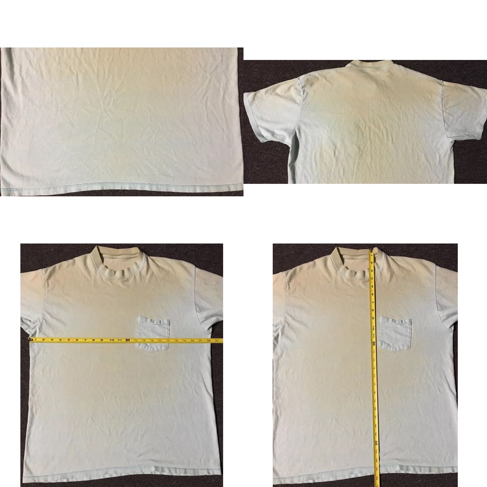 Vintage Vtg 80s 90s Faded Distress Shirt M USA Surf Skate Vaporwave Grunge Biker Punk OP Shirt M Blue 90s Grunge USA Biker Punk Vintage 80s 90s Size US M / EU 48-50 / 2 - 9 Thumbnail