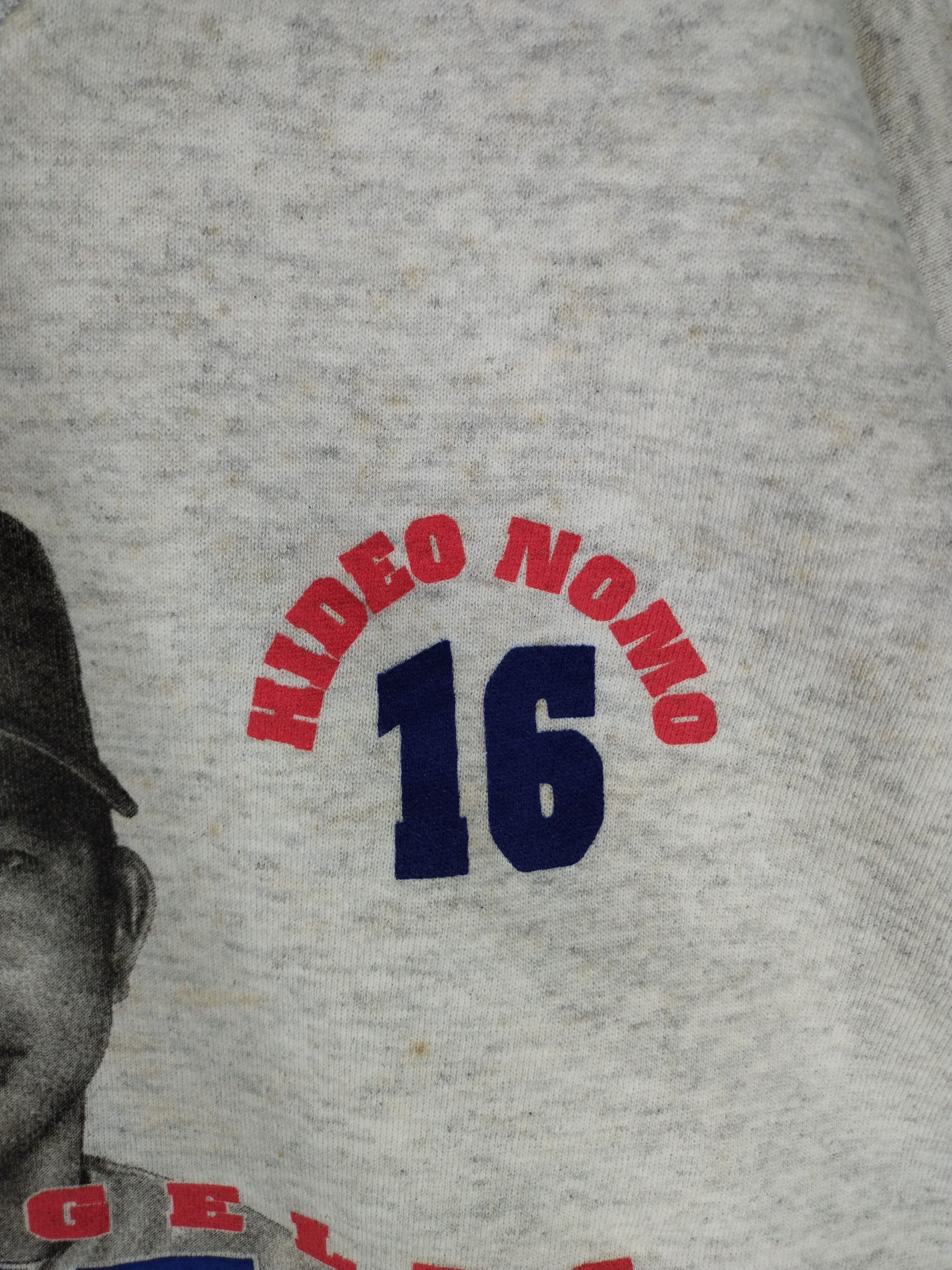 MLB × Nutmeg Vintage 1995 Hideo Nomo MLB MLBPA Sweatshirt Size US M / EU 48-50 / 2 - 8 Thumbnail