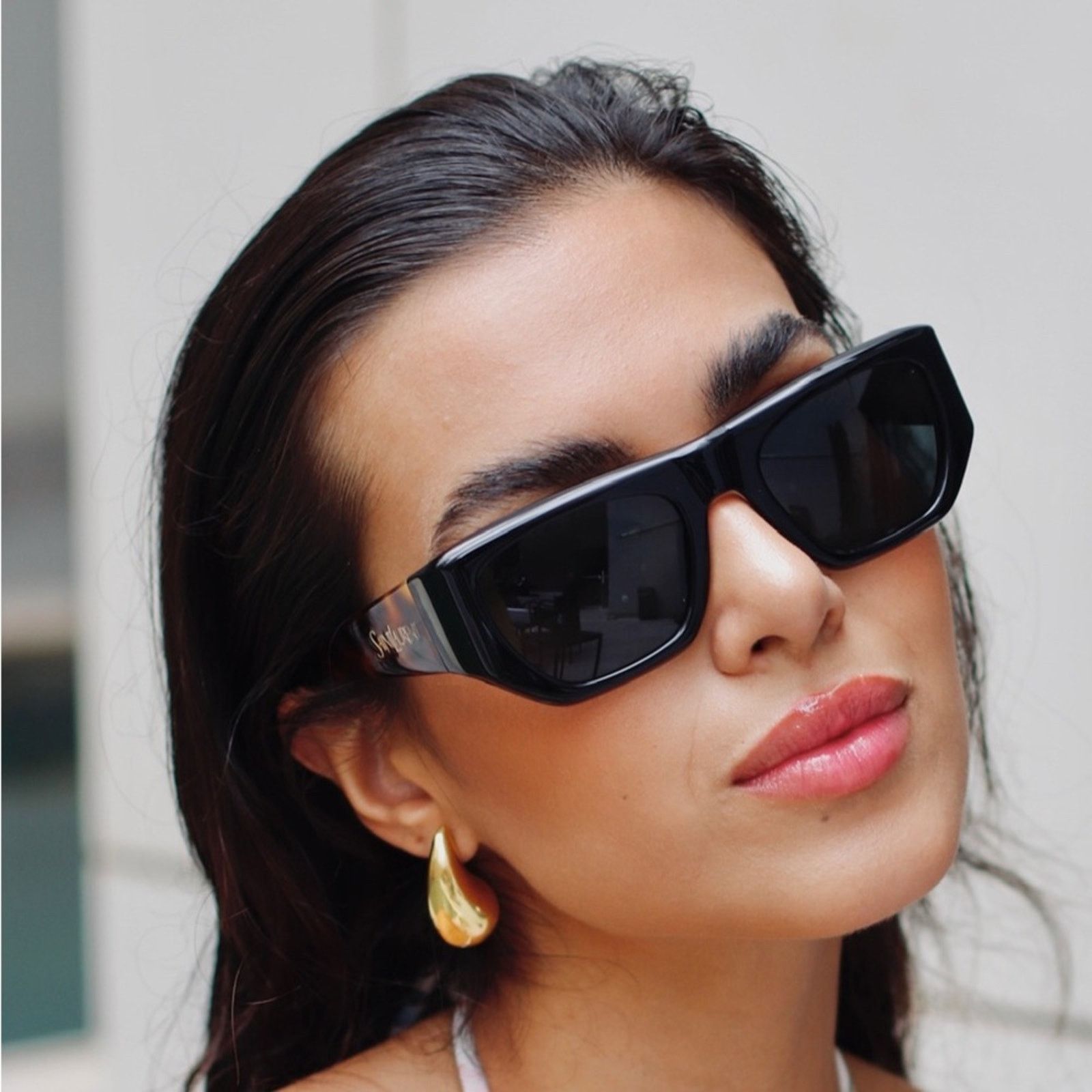 Yves Saint Laurent NEW SAINT LAURENT SUNGLASSES SL740 004 Black Havana Women Size ONE SIZE - 1 Thumbnail