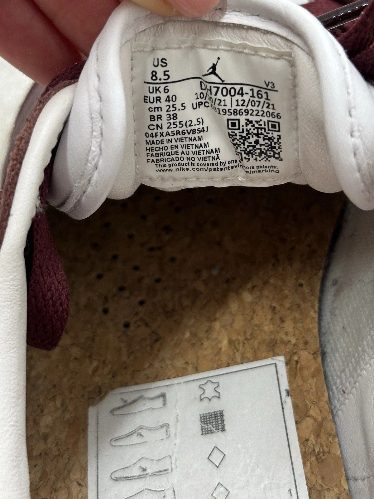 Nike Nike Air Jordan 1 Elevate Low Dark Beetroot W Womens Sneaker Size US 8.5 / IT 38.5 - 10 Thumbnail