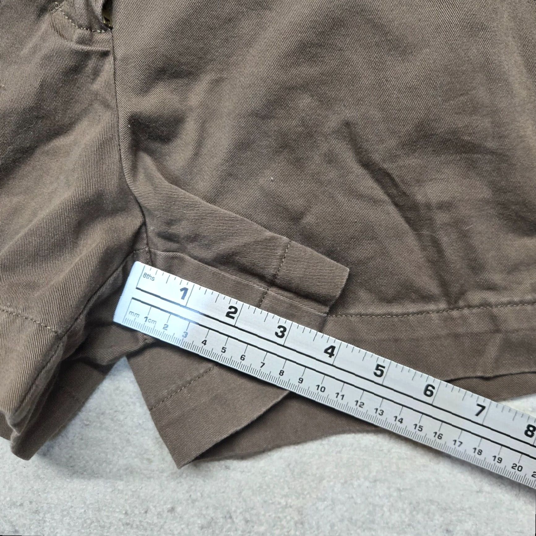 Jones New York Womens Jones New York Brown Chino Pants Size 8 Adult Cotton Size 30" / US 8 / IT 44 - 5 Thumbnail