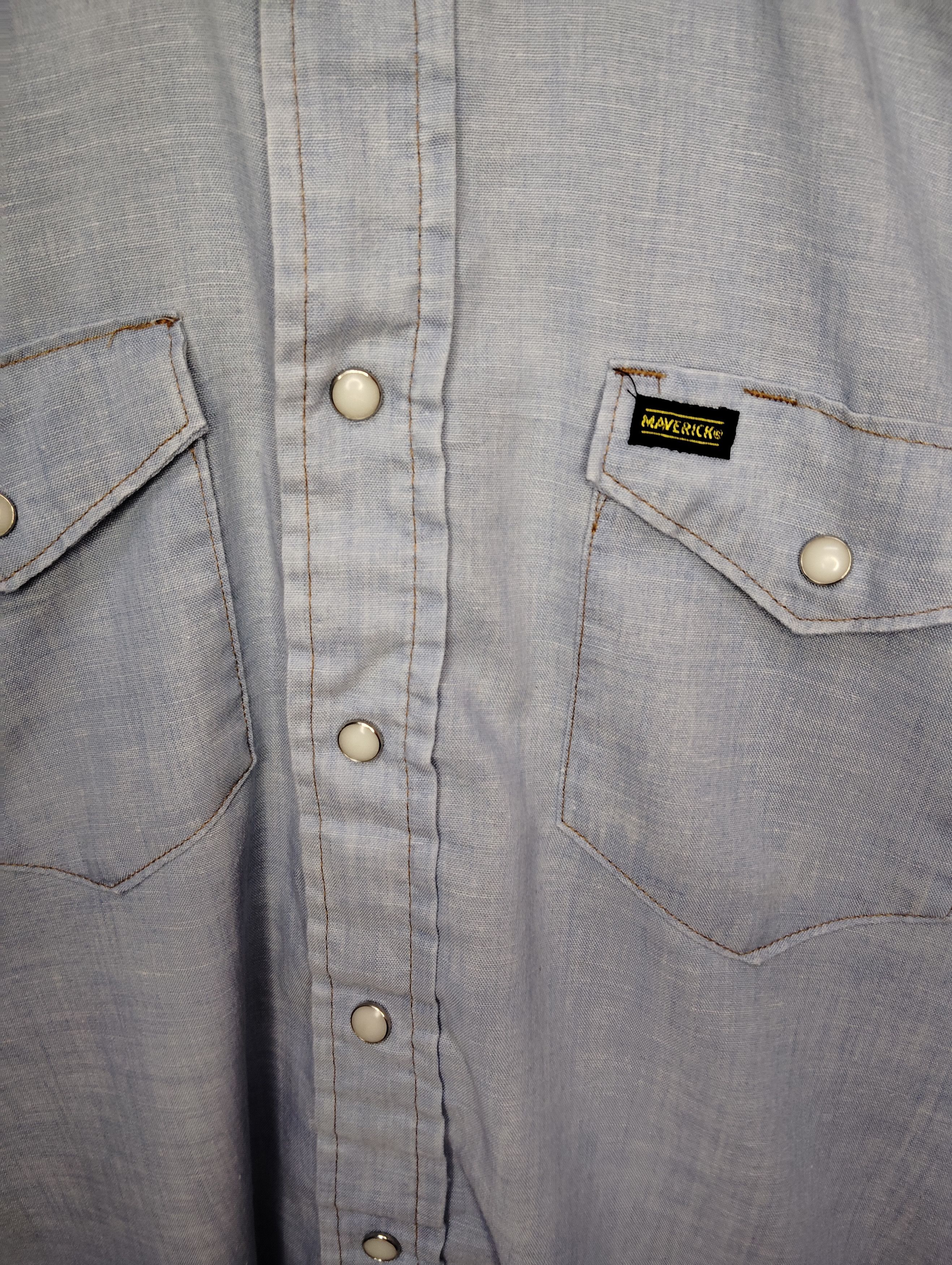 Vintage Vintage Maverick Western style shirt Size US M / EU 48-50 / 2 - 2 Thumbnail