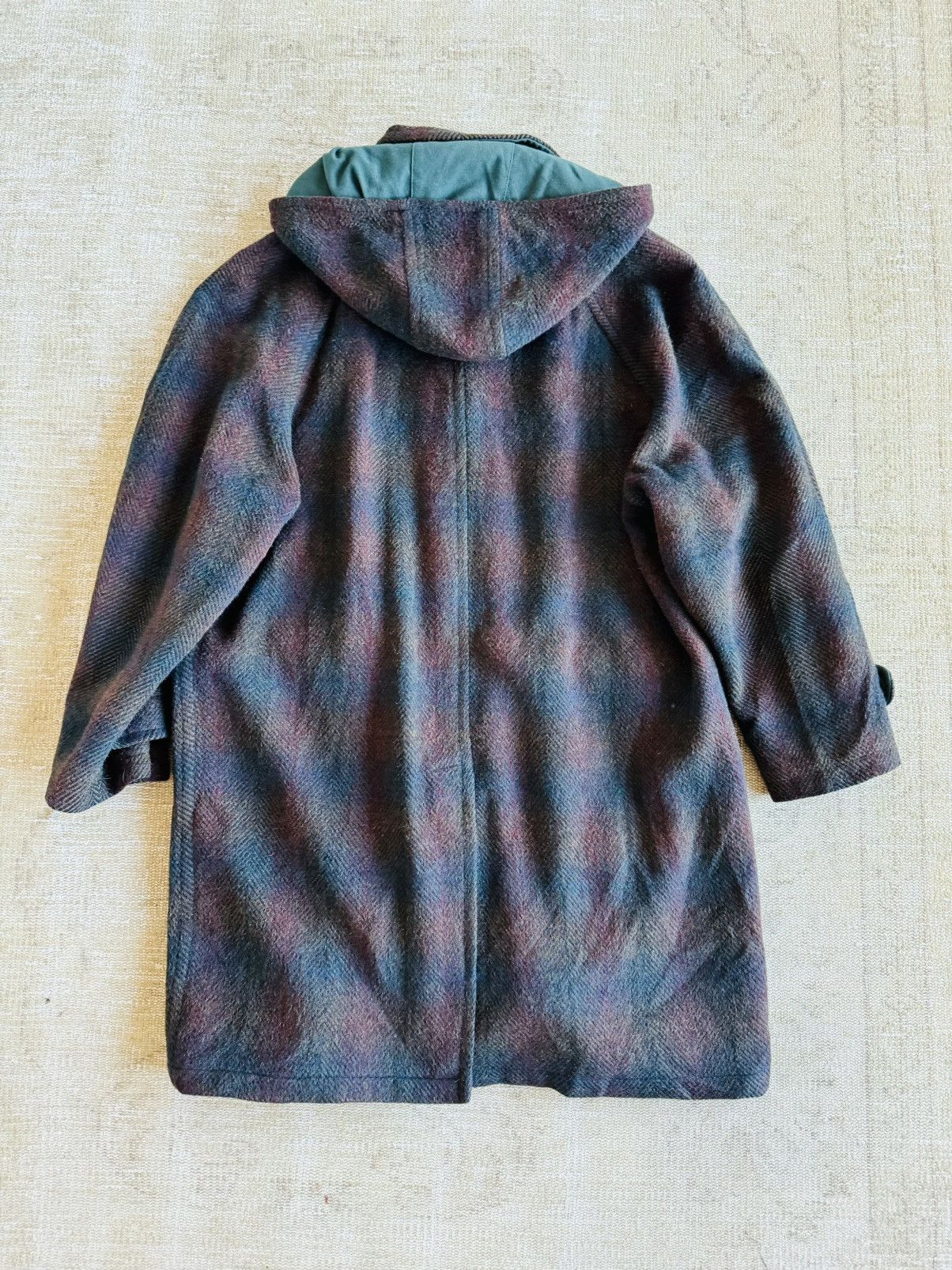 Missoni Vintage Missoni jacket Hooded Virgin wool plaid coat sz 54 Size US L / EU 52-54 / 3 - 5 Thumbnail