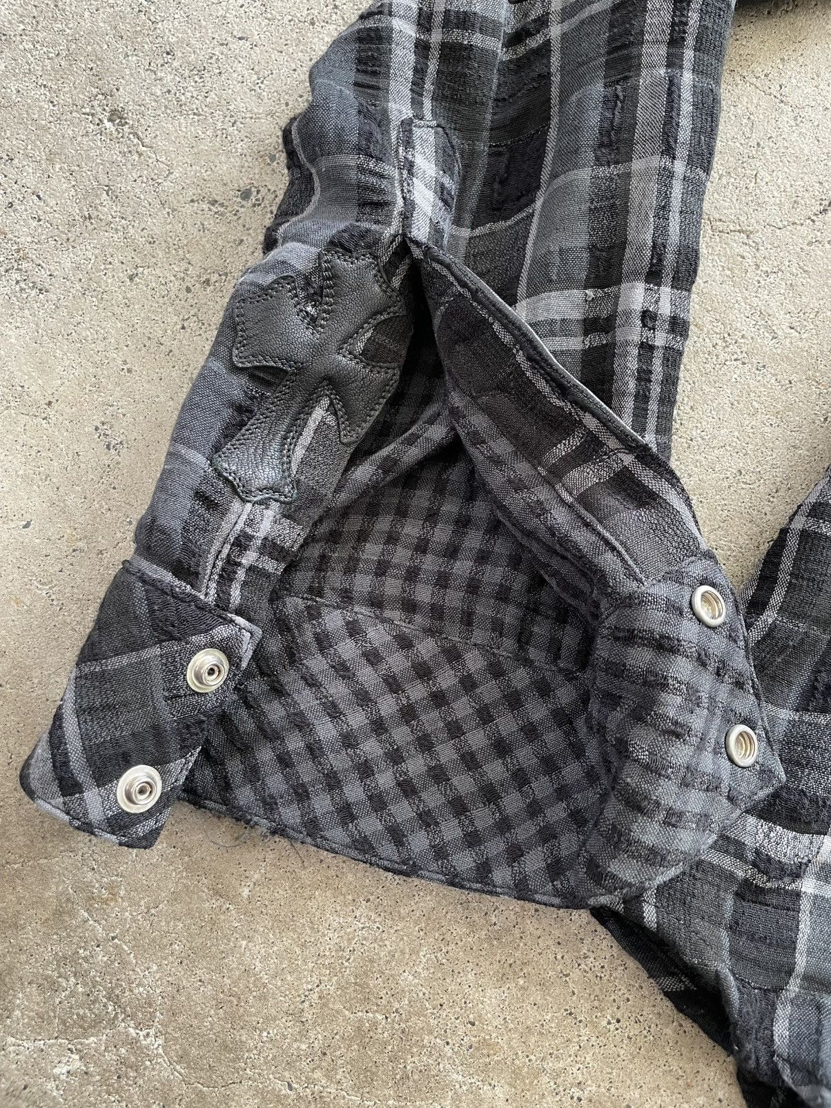 Chrome Hearts Chrome Hearts Cross Patch Flannel Size US L / EU 52-54 / 3 - 7 Thumbnail