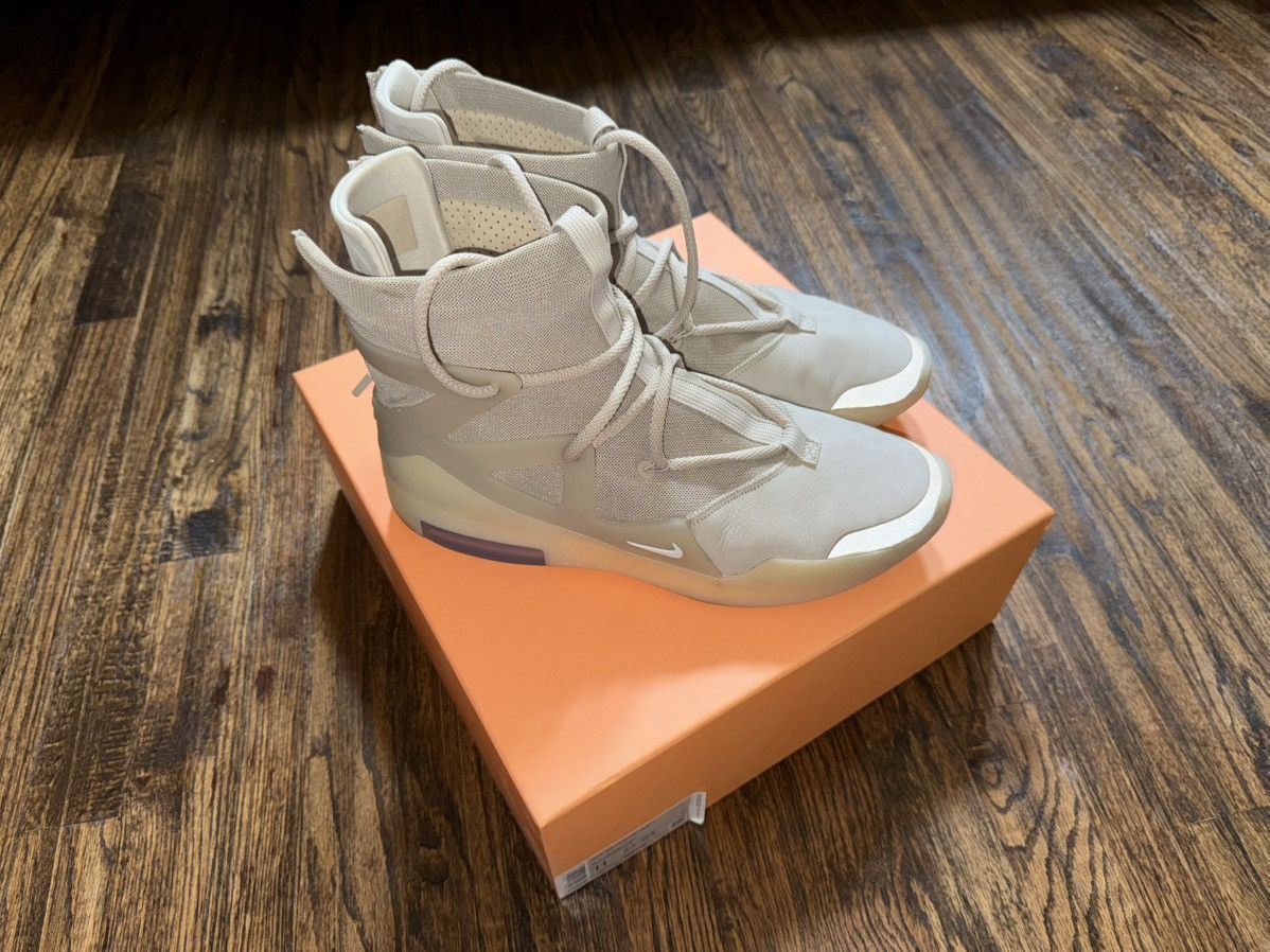 Fear of God × Nike Nike Air Fear Of God 1 Oatmeal AR4237-900 Sneaker SIZE 11 Size US 11 / EU 44 - 12 Thumbnail