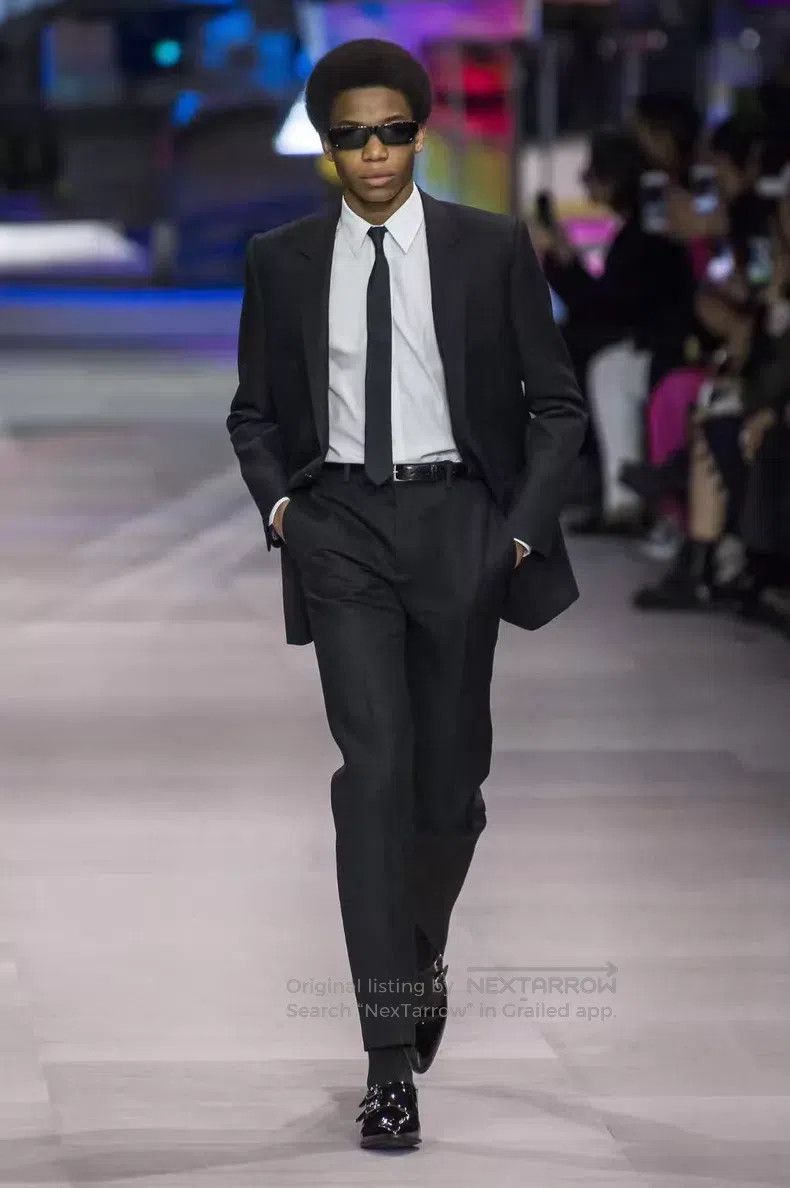 Celine CELINE Black Wool Suit Size US M / EU 48-50 / 2 - 8 Thumbnail