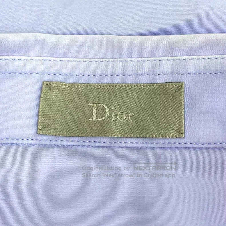 Dior Dior Size 38 Blue bee embroidery cotton lapel long-sleeved Size US XXS / EU 40 - 6 Thumbnail