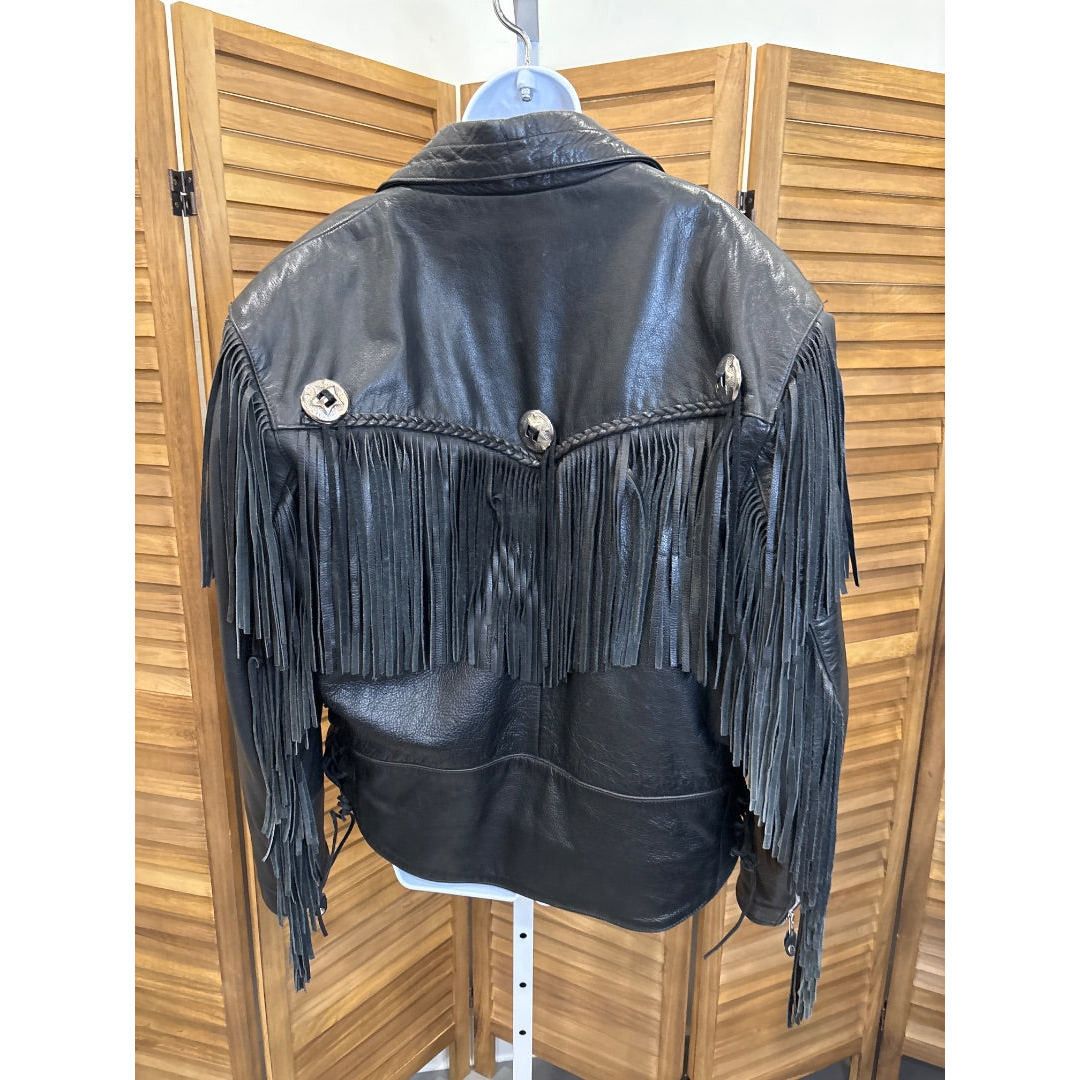 Other Leather Gallery Jacket, Black, Large Size ONE SIZE - 2 Thumbnail