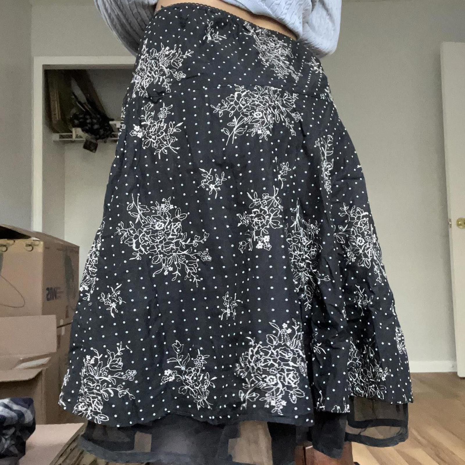 Other Women's Black and Multi Skirt Size 32" / US 10 / IT 46 - 3 Thumbnail