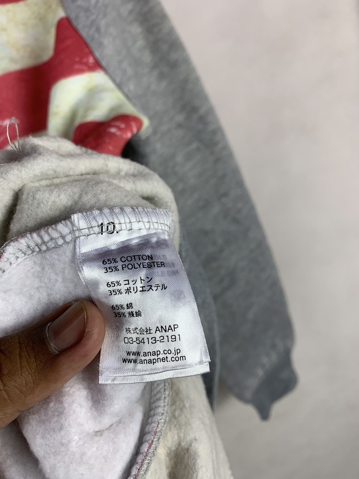 Japanese Brand Steals! Anap USA Flag Sweater Snap Jacket Size US S / EU 44-46 / 1 - 7 Thumbnail