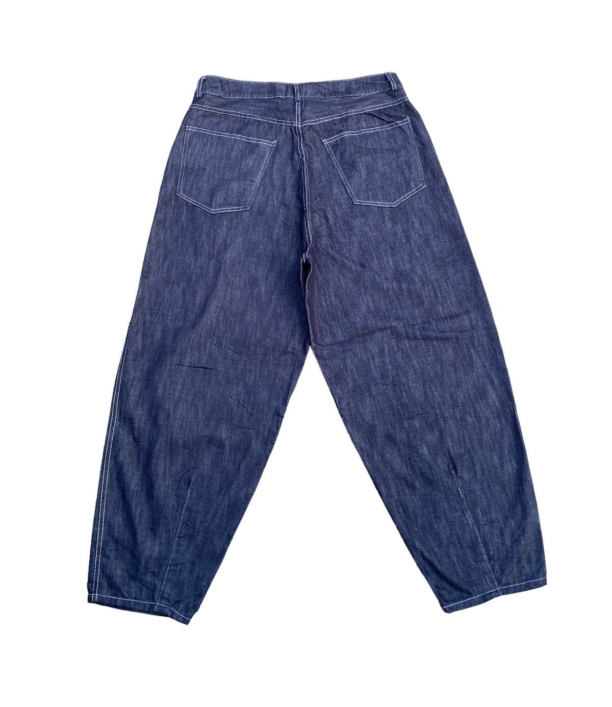 Japanese Brand 2Spoon Balloon Indigo Denim Size US 34 / EU 50 - 7 Thumbnail