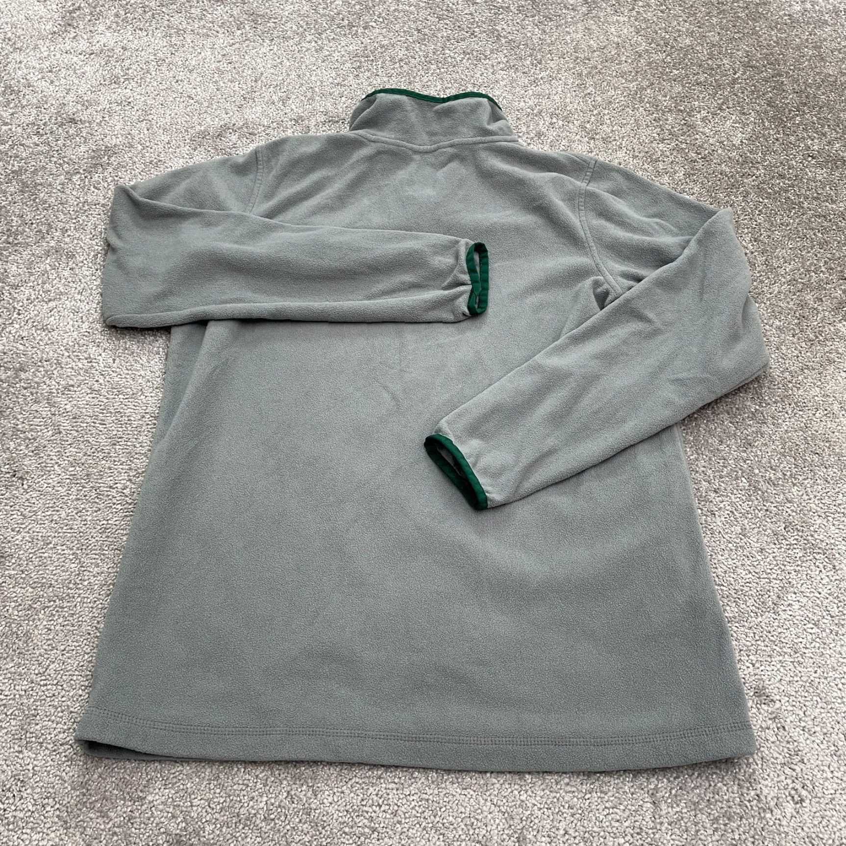 Lands' End Lands' End Fleece Jacket Womens XL Gray 1/4 Zip Outdoor Adventure Hiking Regular Fit Casual Size XL / US 12-14 / IT 48-50 - 2 Thumbnail