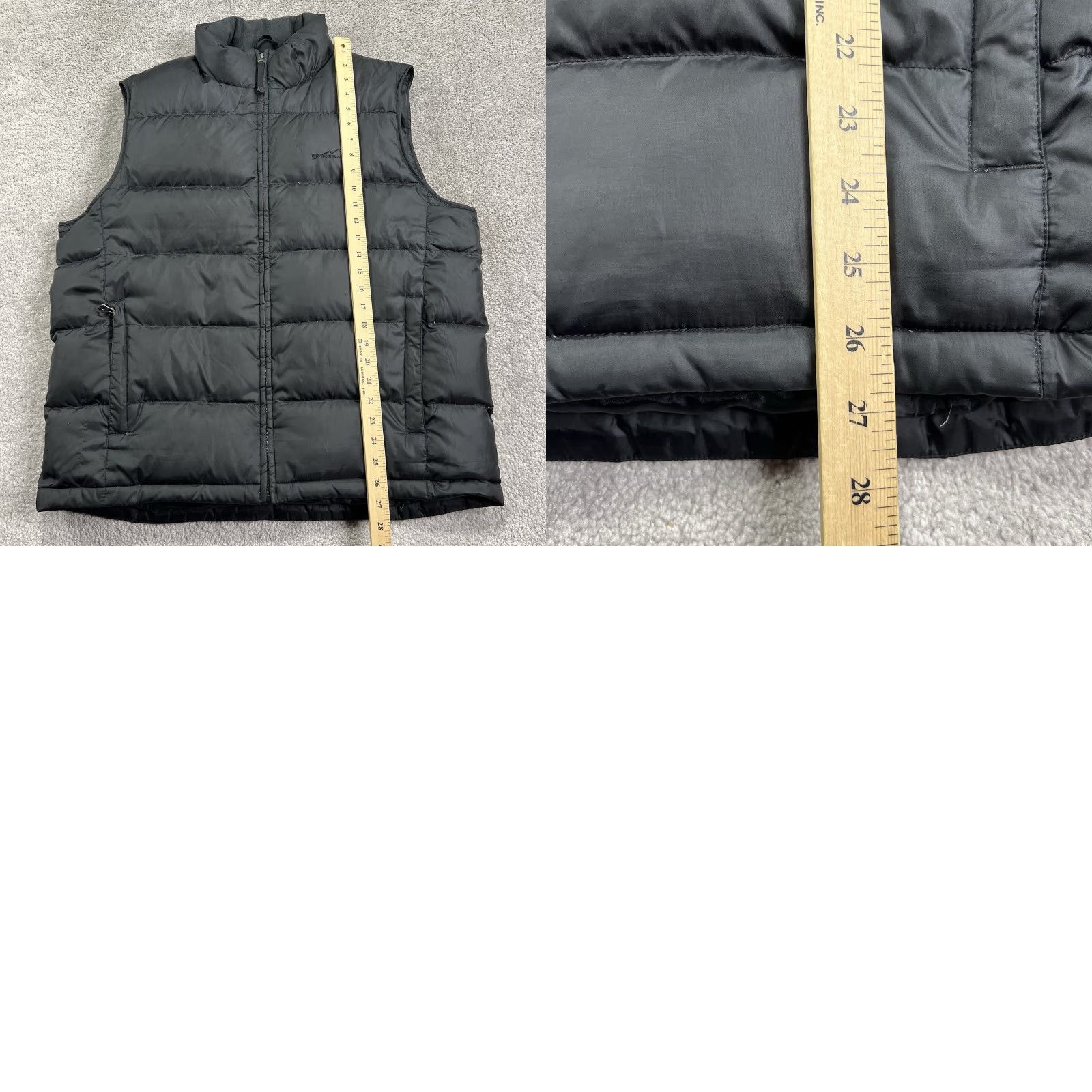Eddie Bauer VINTAGE Eddie Bauer Puffer Vest Men’s L Black Premium Quality Goose Down Full Zip Size US L / EU 52-54 / 3 - 9 Thumbnail
