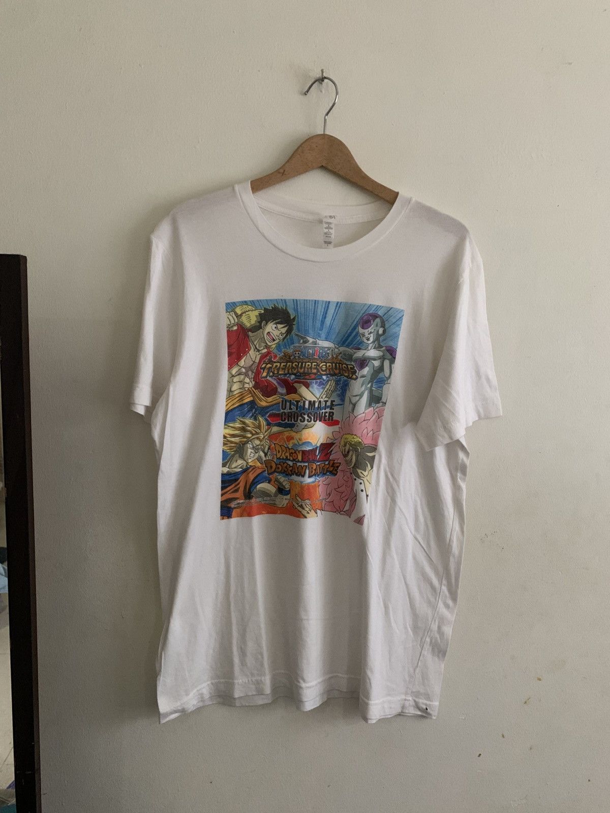 Anime L One Piece Treasure Cruise x DBZ Dokkan Game Collab Promo Size US L / EU 52-54 / 3 - 3 Thumbnail