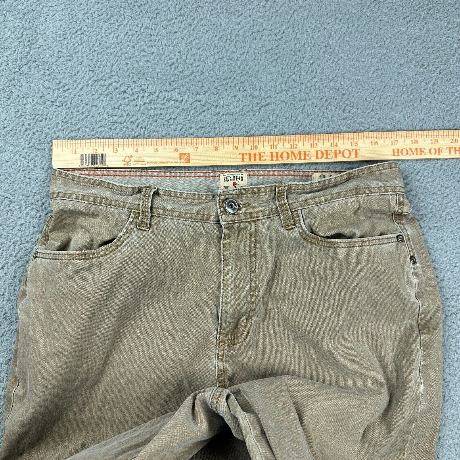 Redhead Red Head Band Co Adult Flat Front Casual Chino Pants Size US 34 / EU 50 - 7 Thumbnail