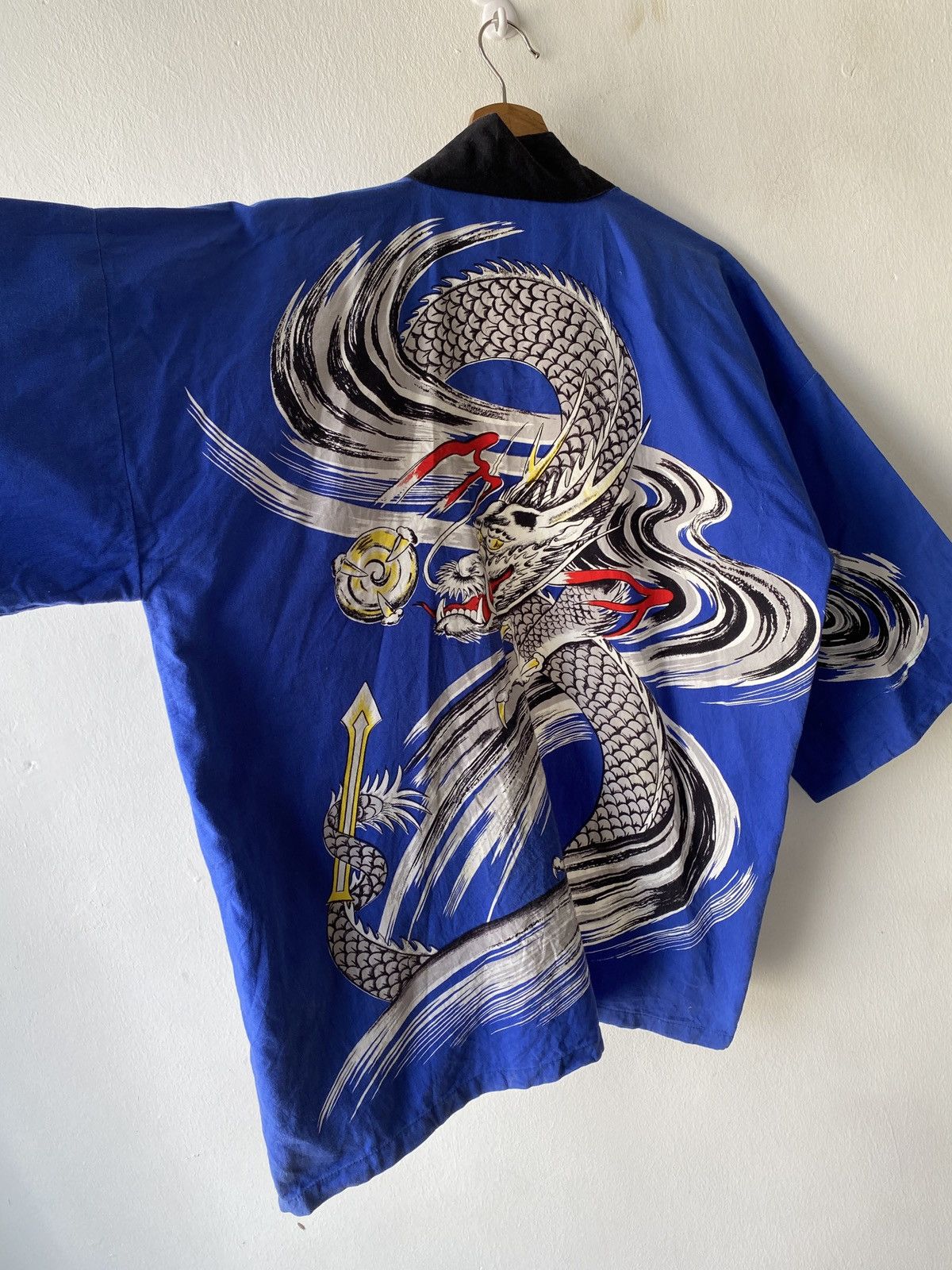 Japanese Brand Vintage Kimono Japan Dragon Design Size US L / EU 52-54 / 3 - 3 Thumbnail