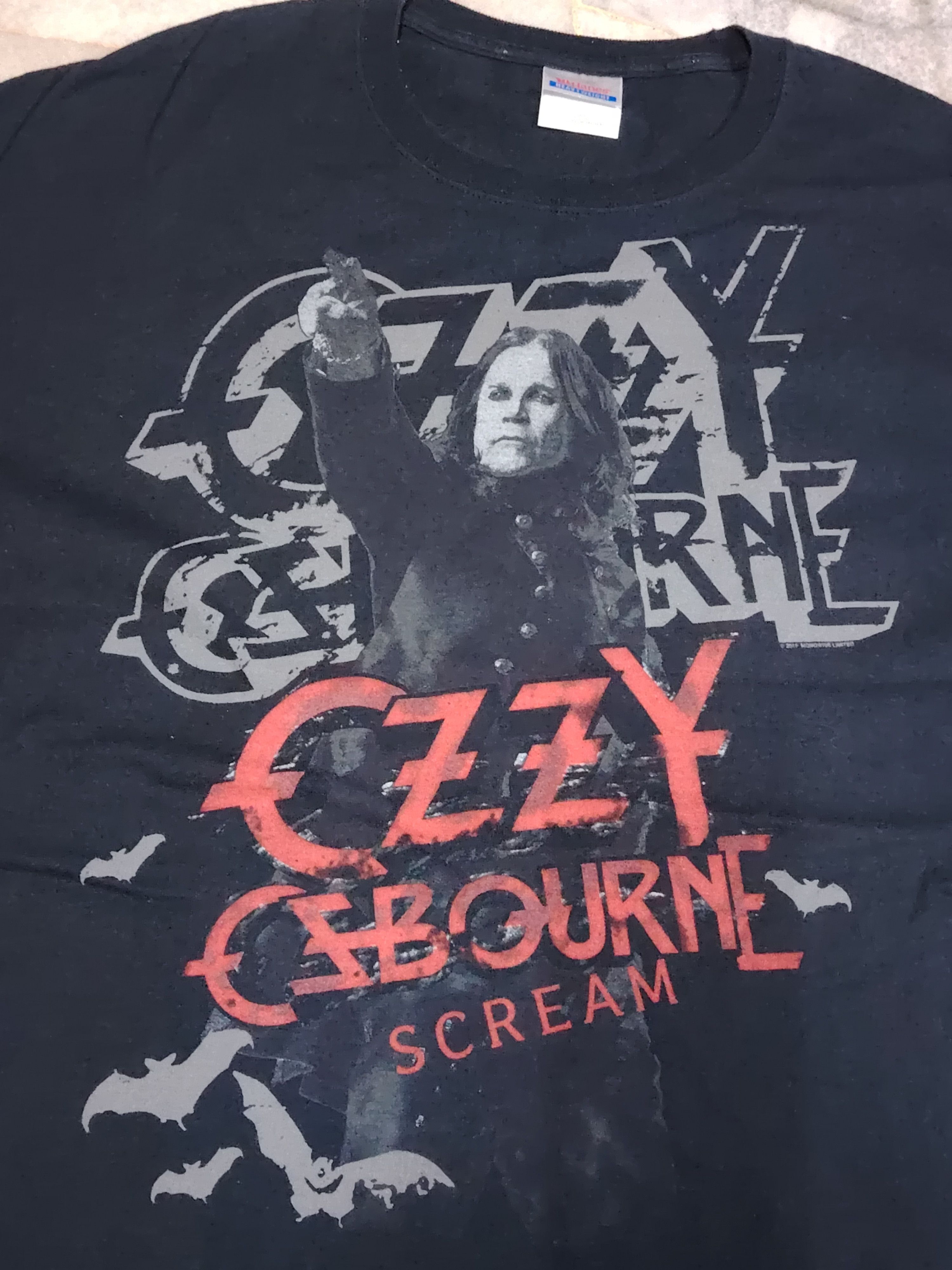 Vintage Vintage Ozzy Osborne scream t shirt Size US XL / EU 56 / 4 - 2 Thumbnail
