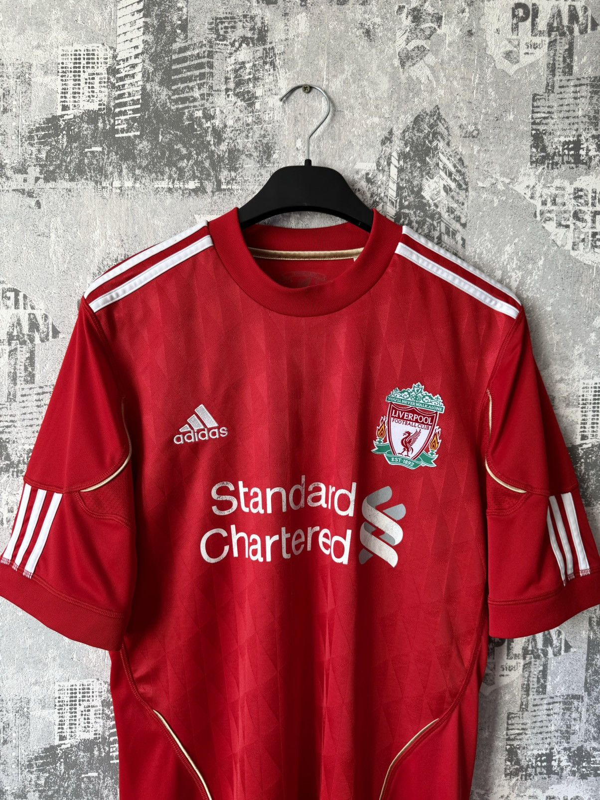 Vintage Adidas Liverpool Vintage Jersey Size US L / EU 52-54 / 3 - 3 Thumbnail