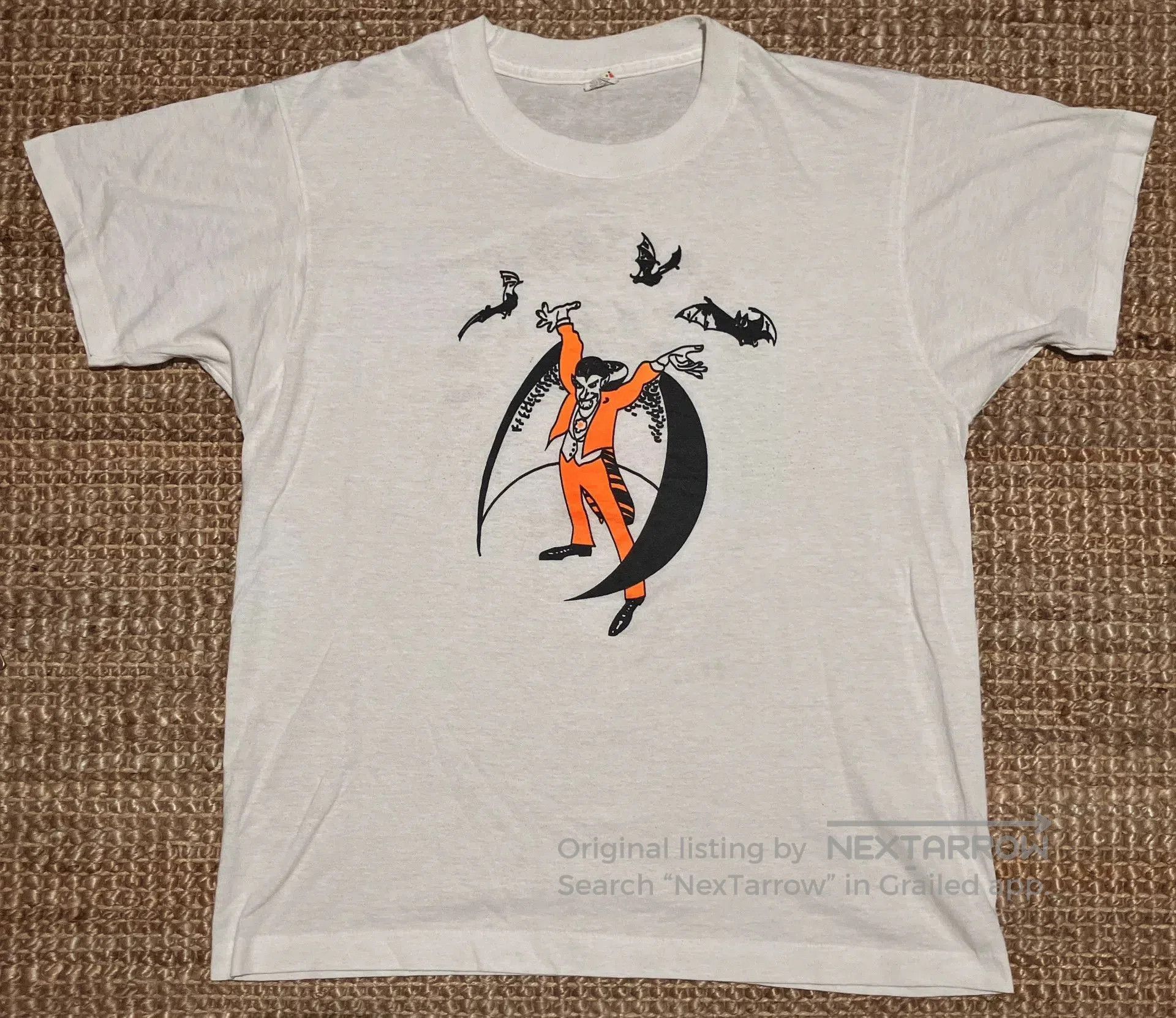 VINNY's Vintage 80s Screen Stars Dracula Tee. Size US M / EU 48-50 / 2 - 2 Thumbnail