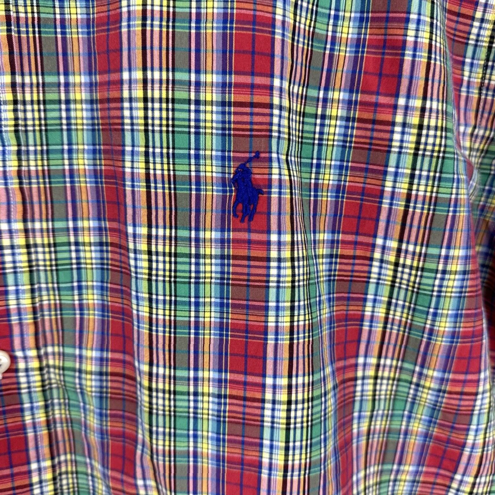 Polo Ralph Lauren VINTAGE Polo Ralph Lauren Mens Classic Fit Shirt XL Plaid Long Sleeve Button-Up Size US XL / EU 56 / 4 - 6 Thumbnail