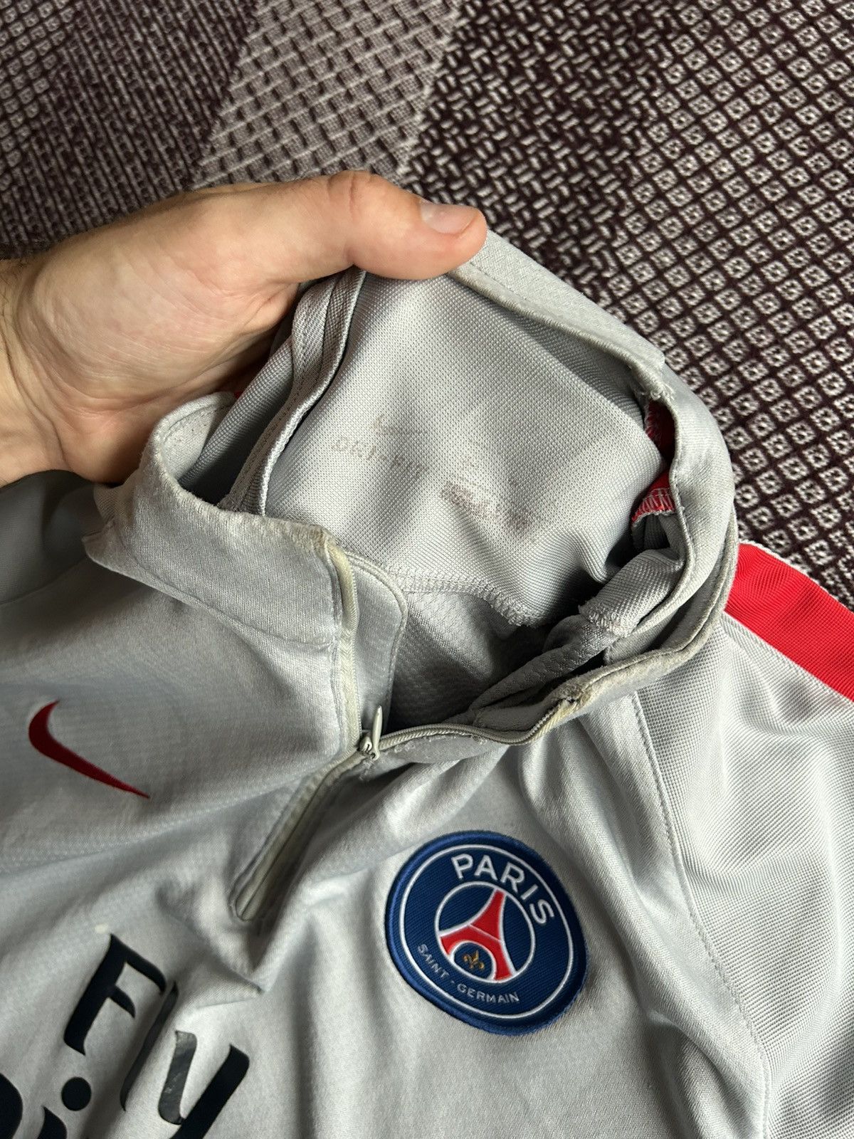 Nike Nike PSG Football Training Jersey Long Sleeve T-shirt Sz XL Size US XL / EU 56 / 4 - 7 Thumbnail