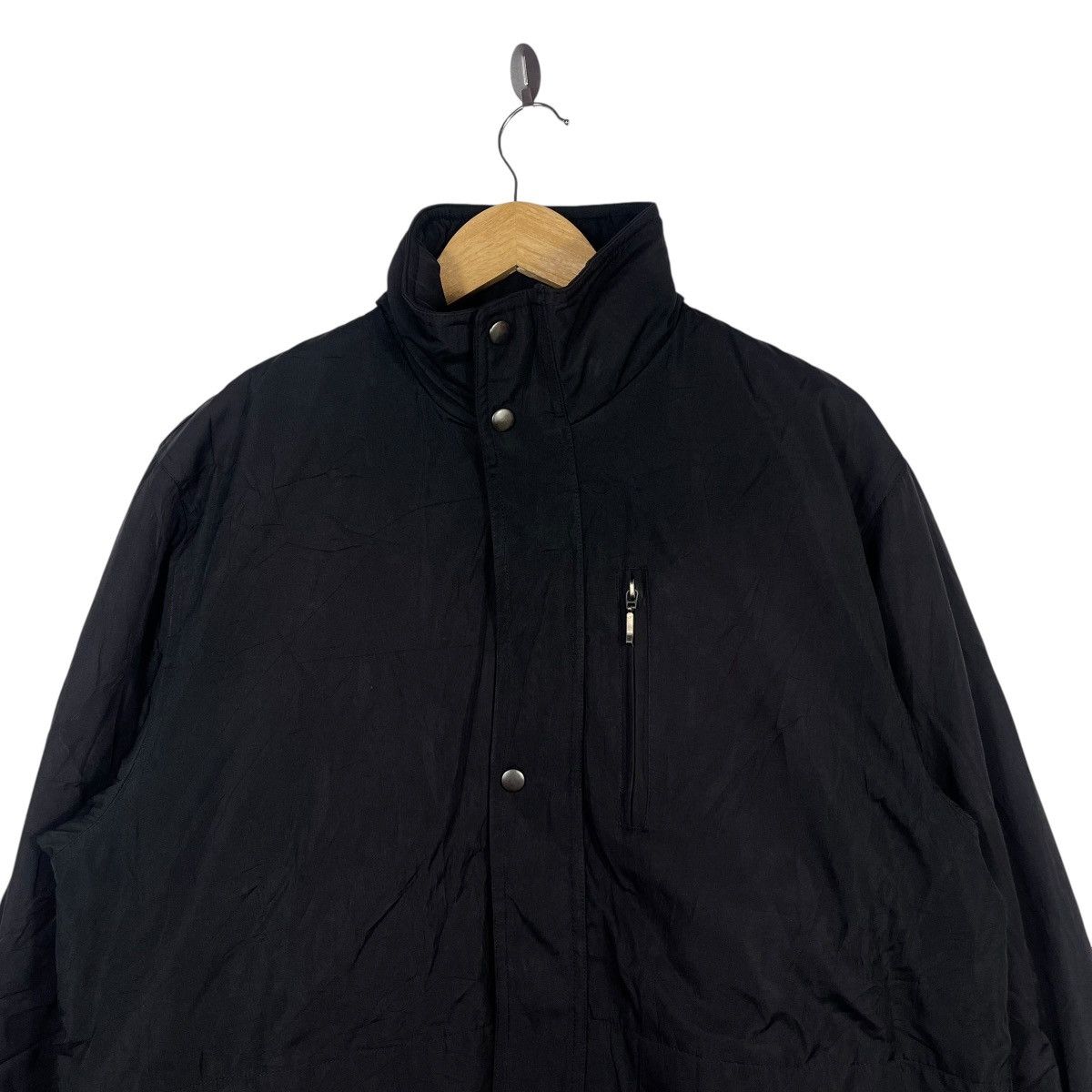 MCM Vintage MCM Legere Black Insulated Minimal Tech Jacket Parka Size US L / EU 52-54 / 3 - 2 Thumbnail