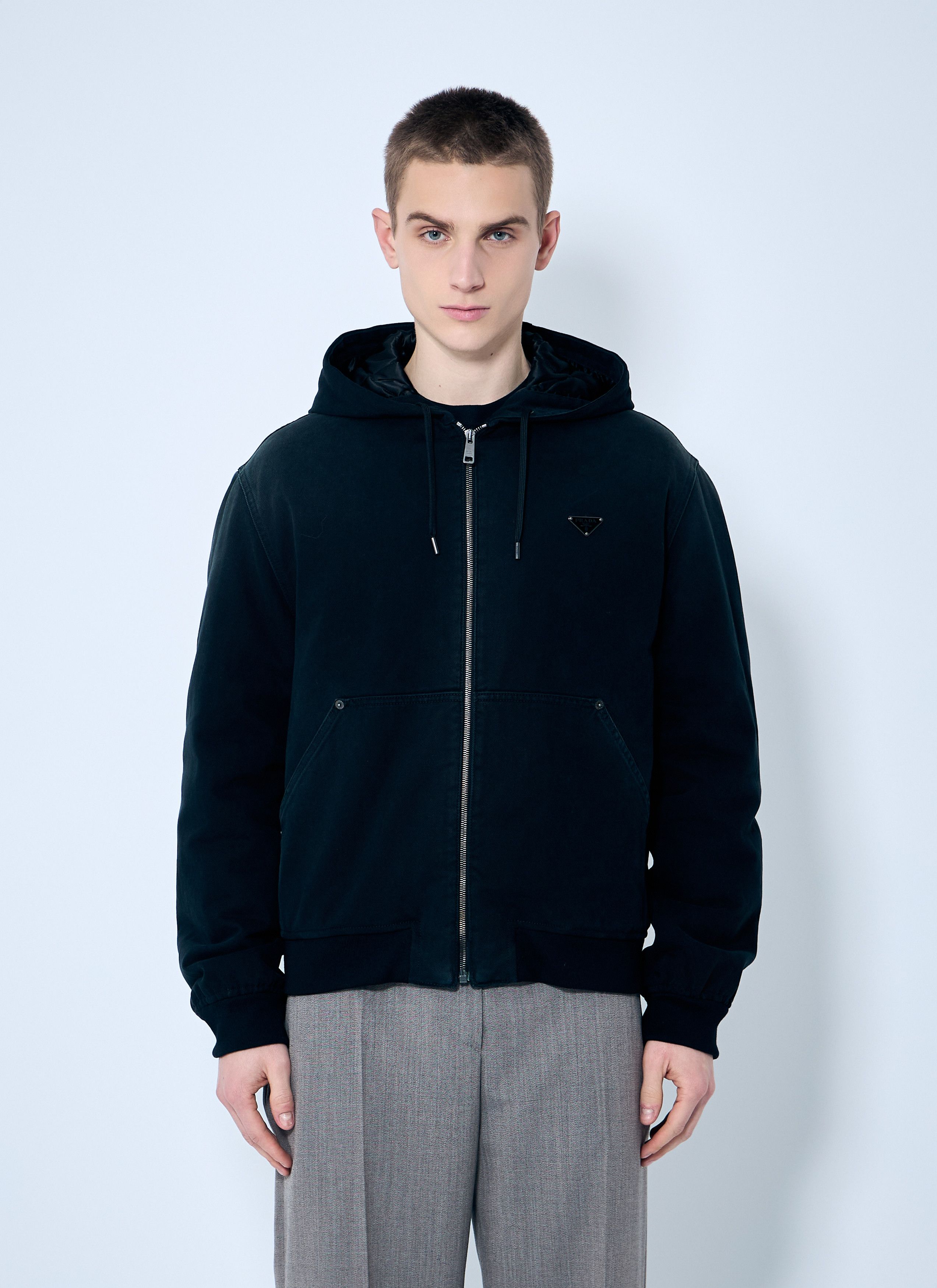 Denim Hooded Jacket